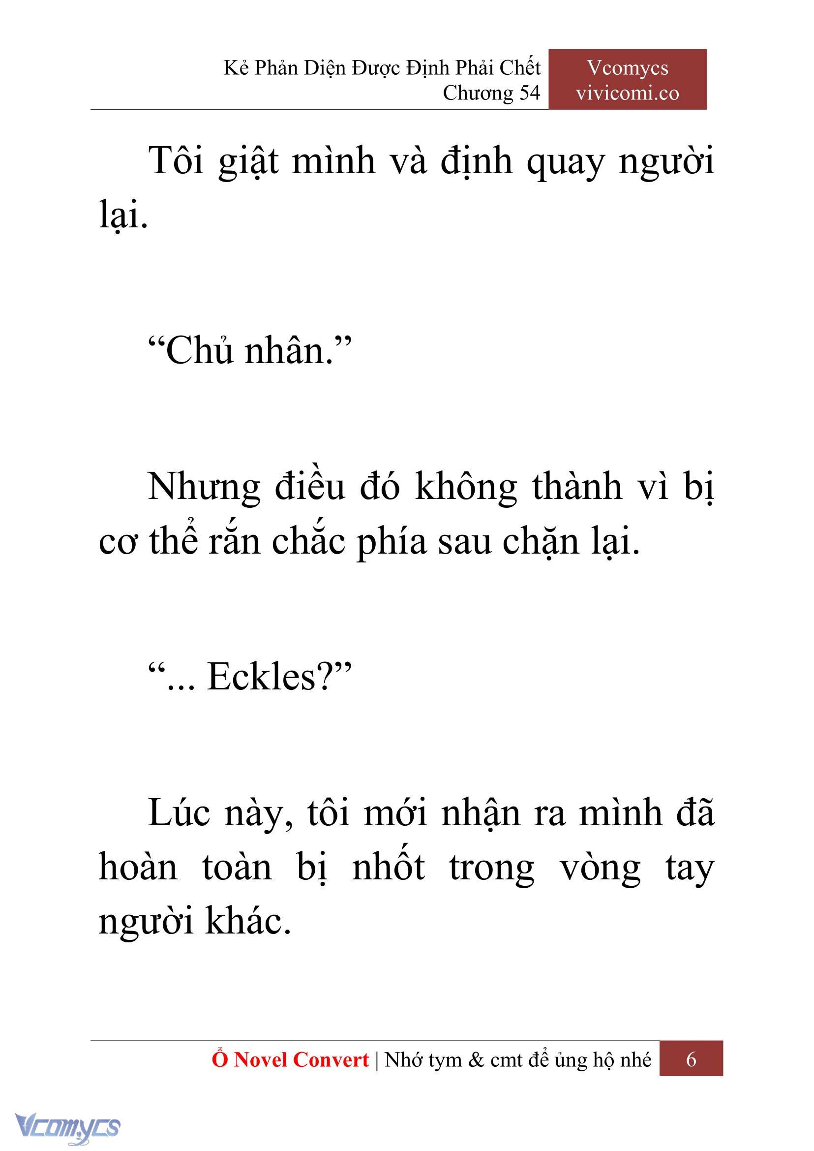 [Novel] Kẻ Phản Diện Được Định Phải Chết Chap 54 - Trang 2