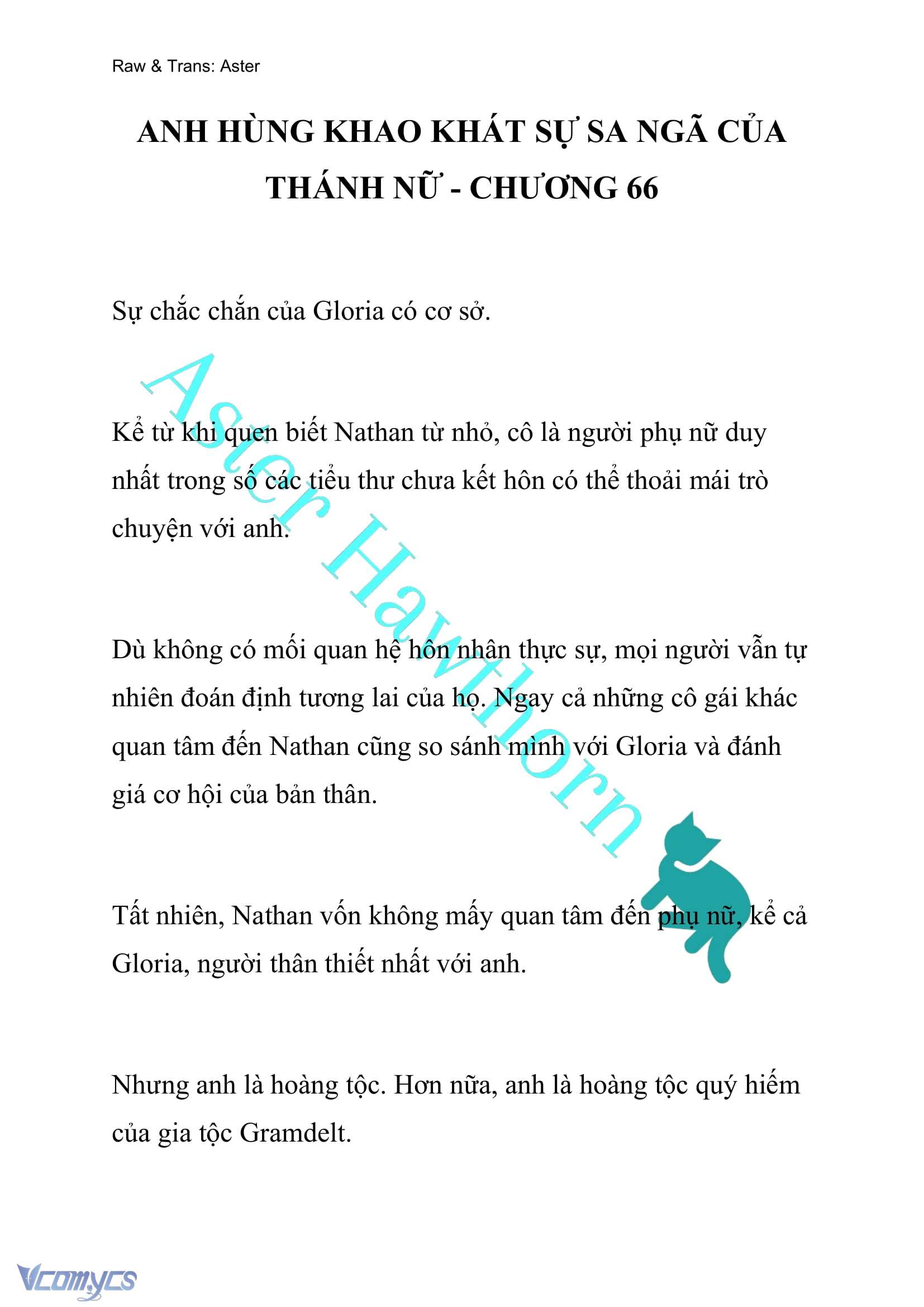 [NOVEL] Anh Hùng Khao Khát Sự Sa Ngã Của Thánh Nữ Chap 66 - Trang 2