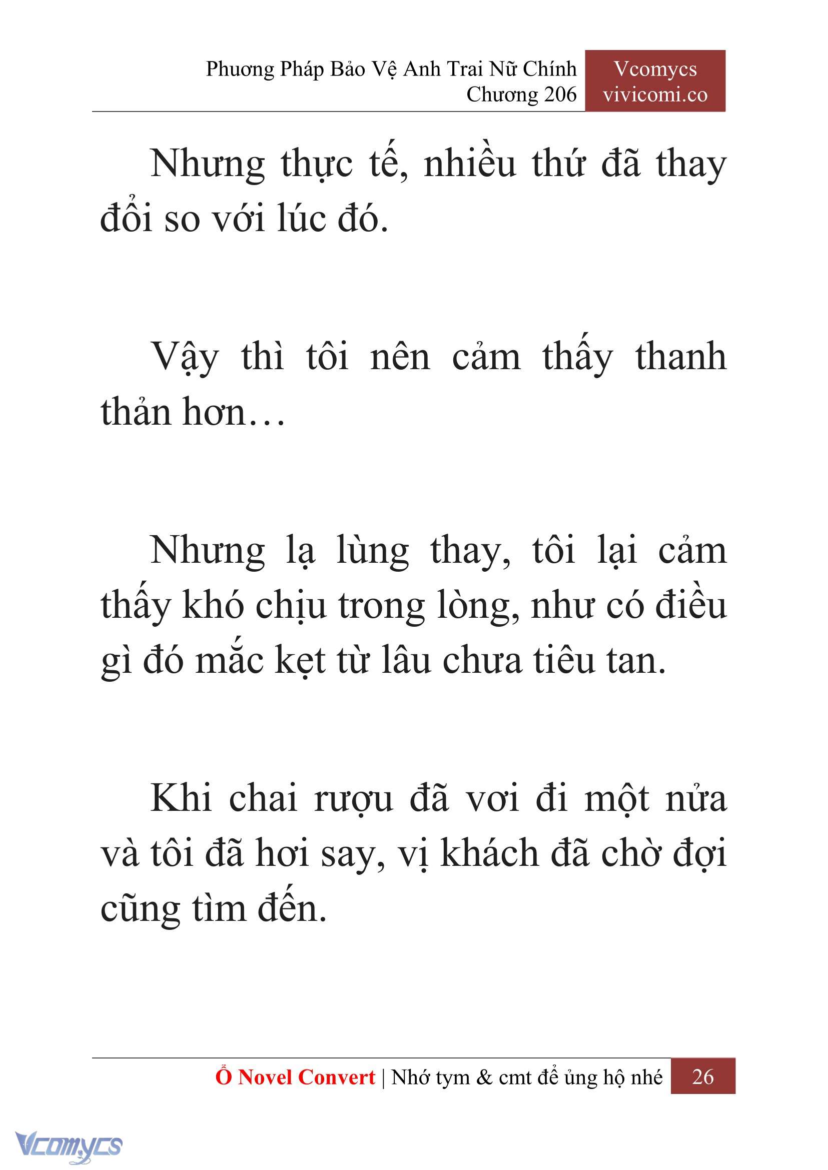 [Novel] Phương Pháp Bảo Vệ Anh Trai Nữ Chính Chap 206 - Trang 2