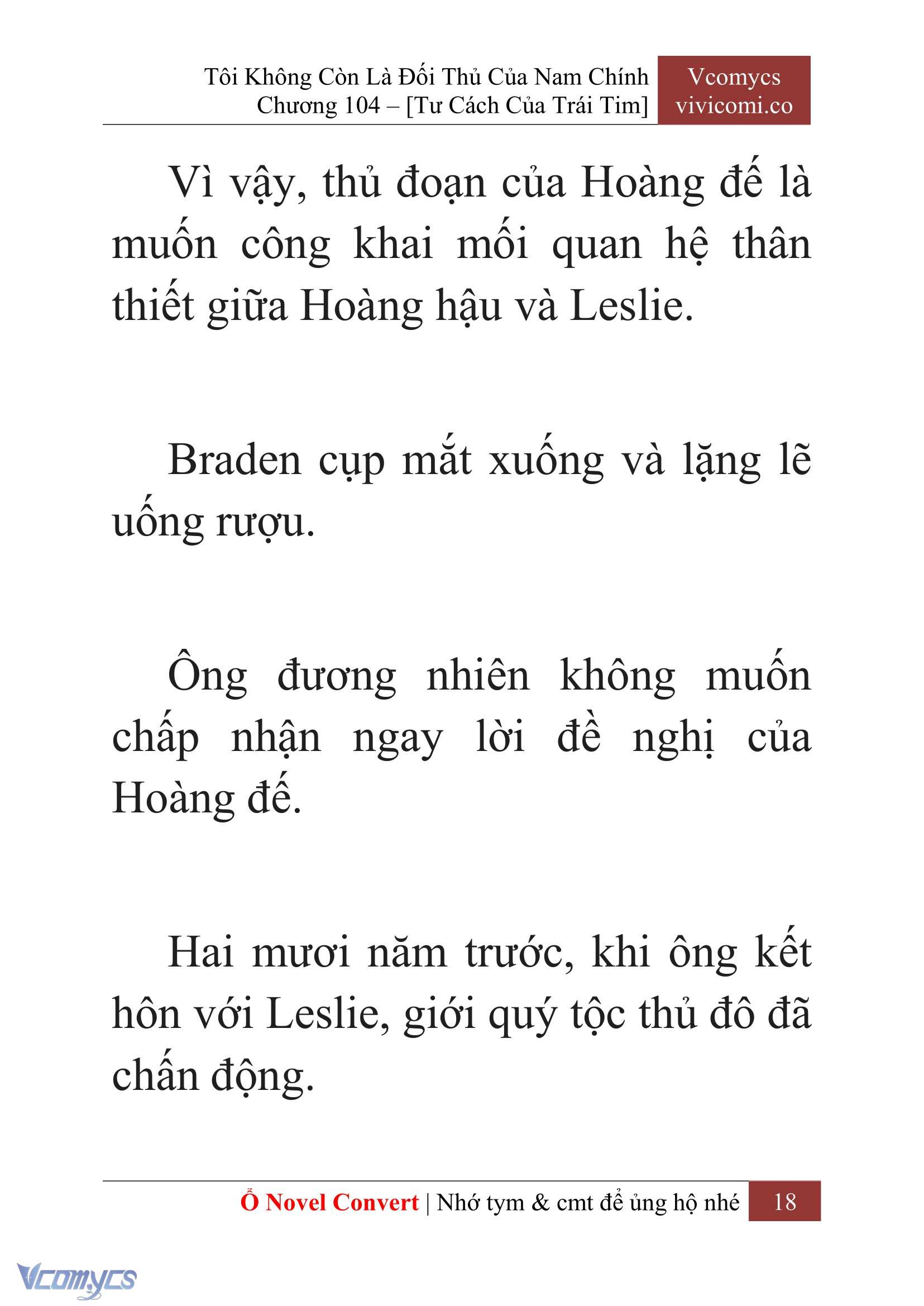 [Novel] Tôi Không Còn Là Đối Thủ Của Nam Chính Chap 104 - Trang 2