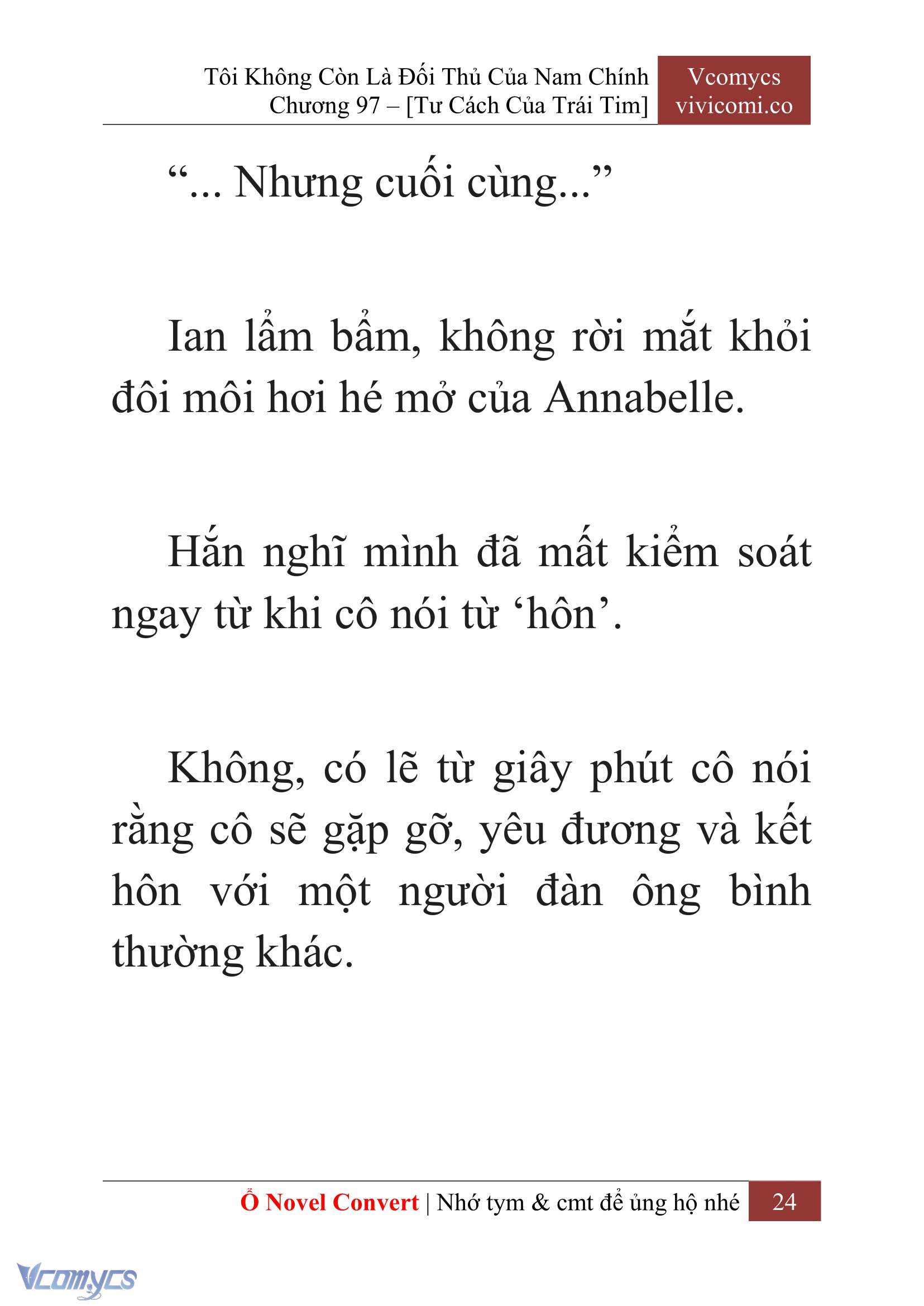 [Novel] Tôi Không Còn Là Đối Thủ Của Nam Chính Chap 97 - Trang 2