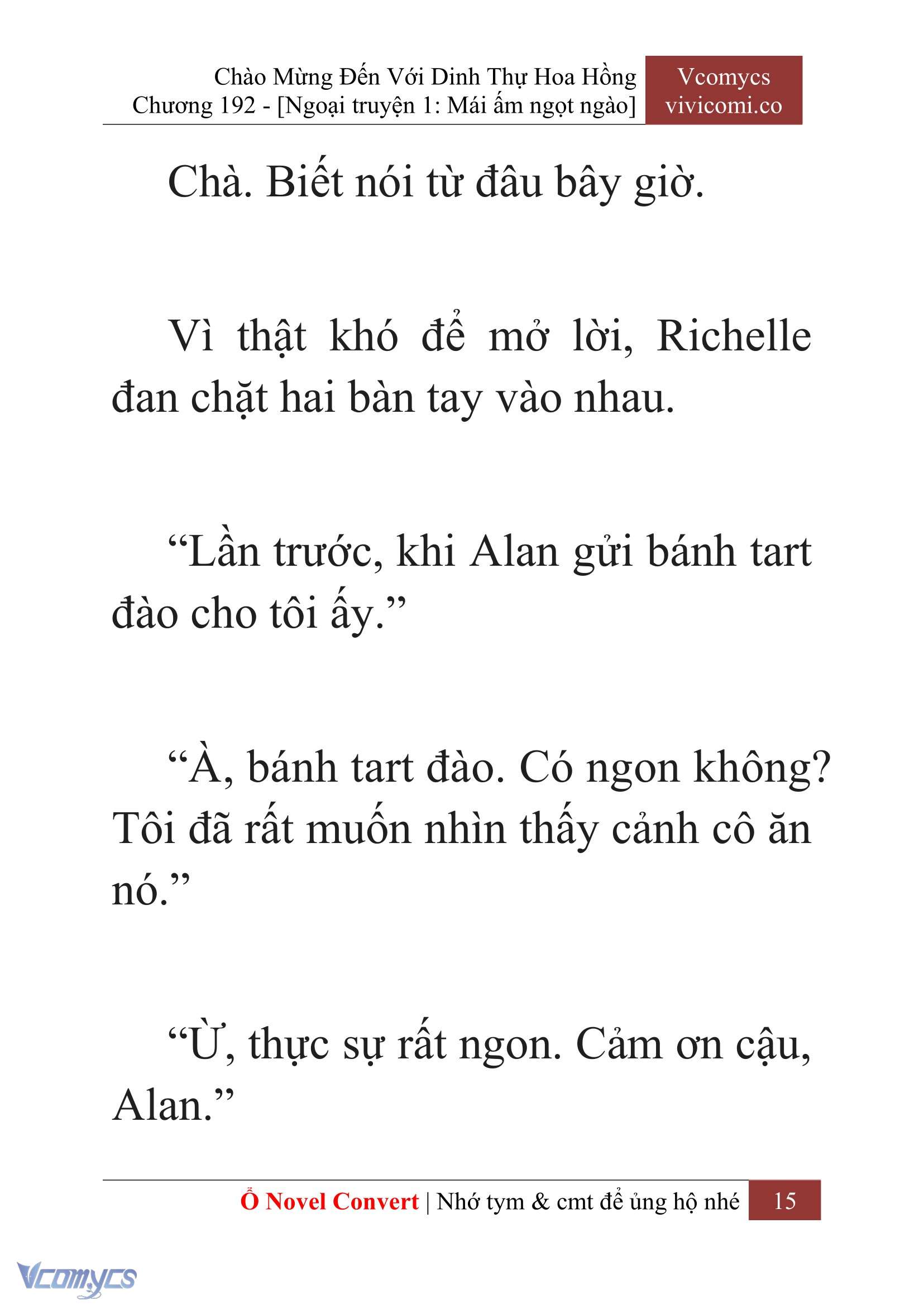 [Novel] Chào Mừng Đến Với Dinh Thự Hoa Hồng Chap 192 - Trang 2