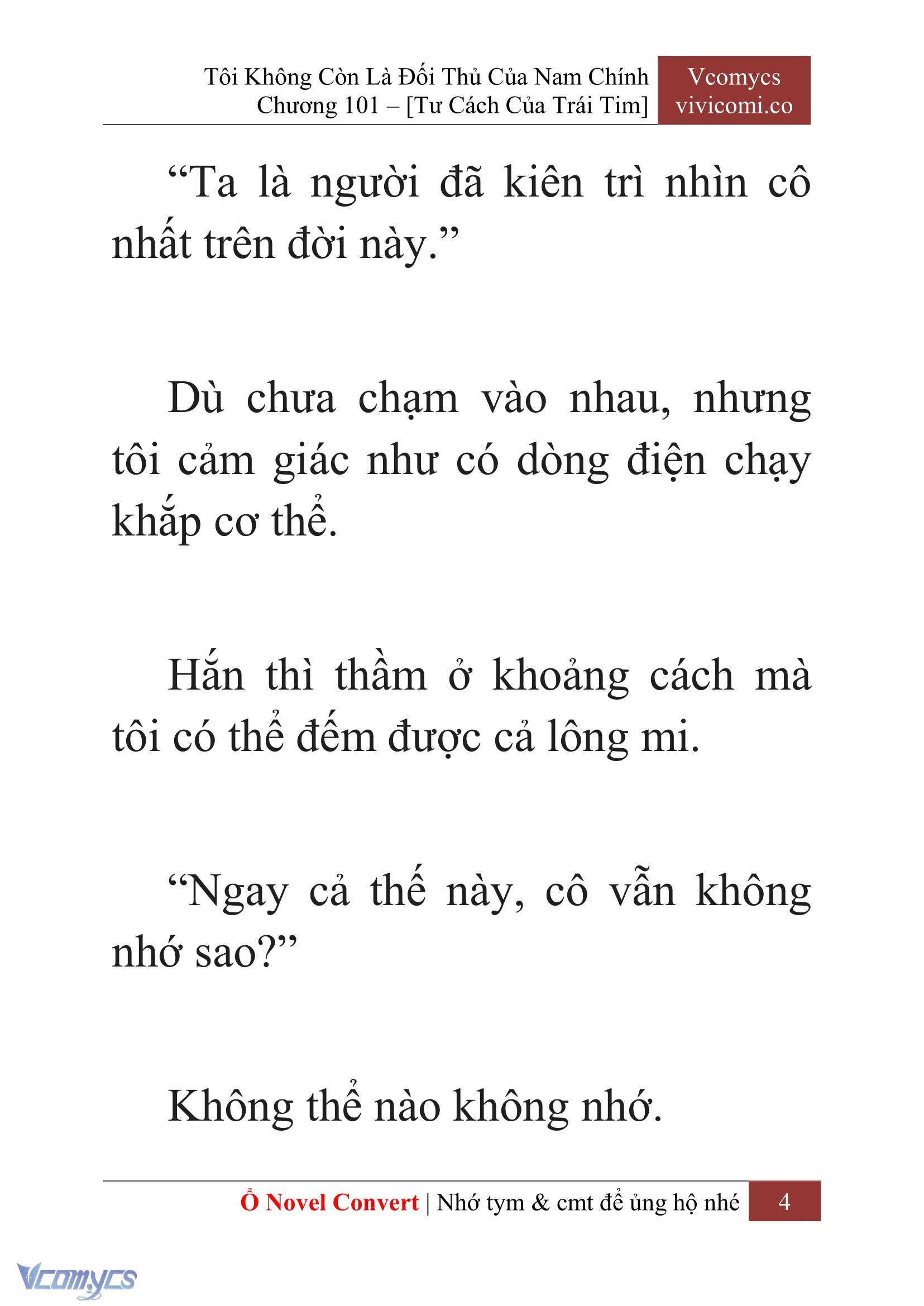 [Novel] Tôi Không Còn Là Đối Thủ Của Nam Chính Chap 101 - Trang 2