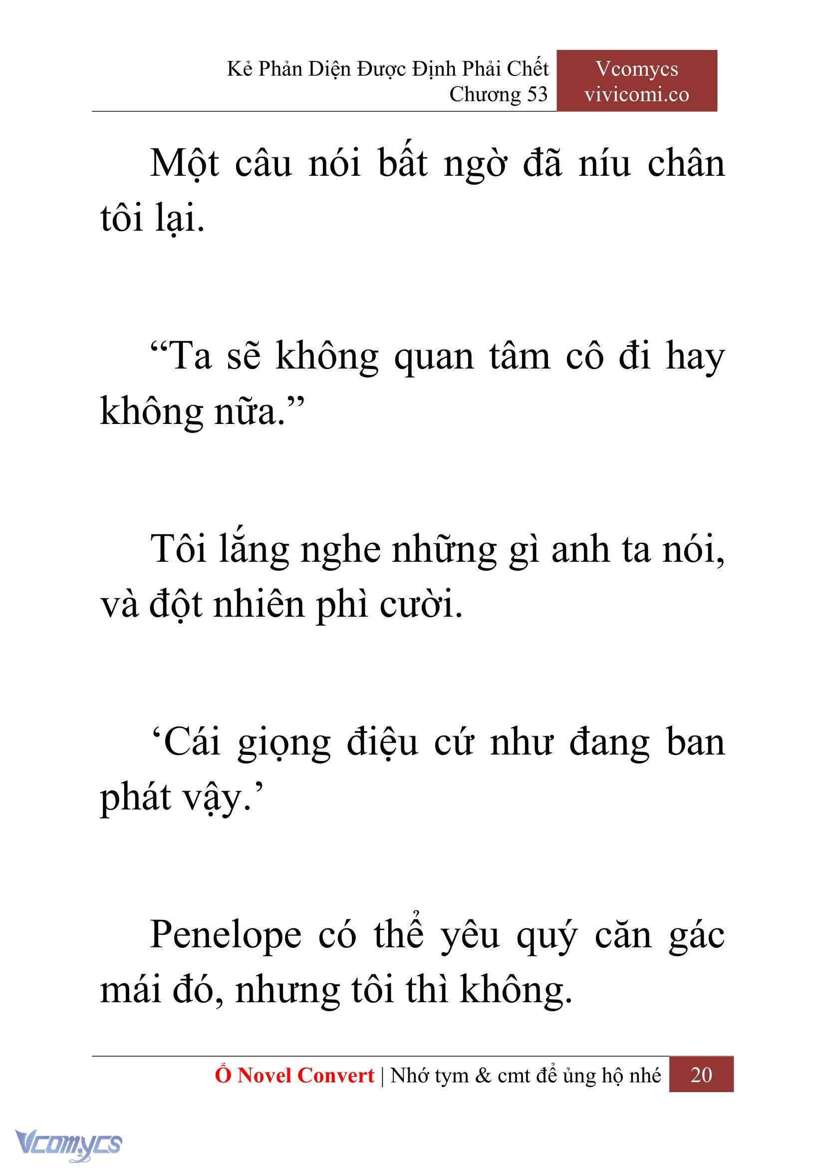 [Novel] Kẻ Phản Diện Được Định Phải Chết Chap 53 - Trang 2