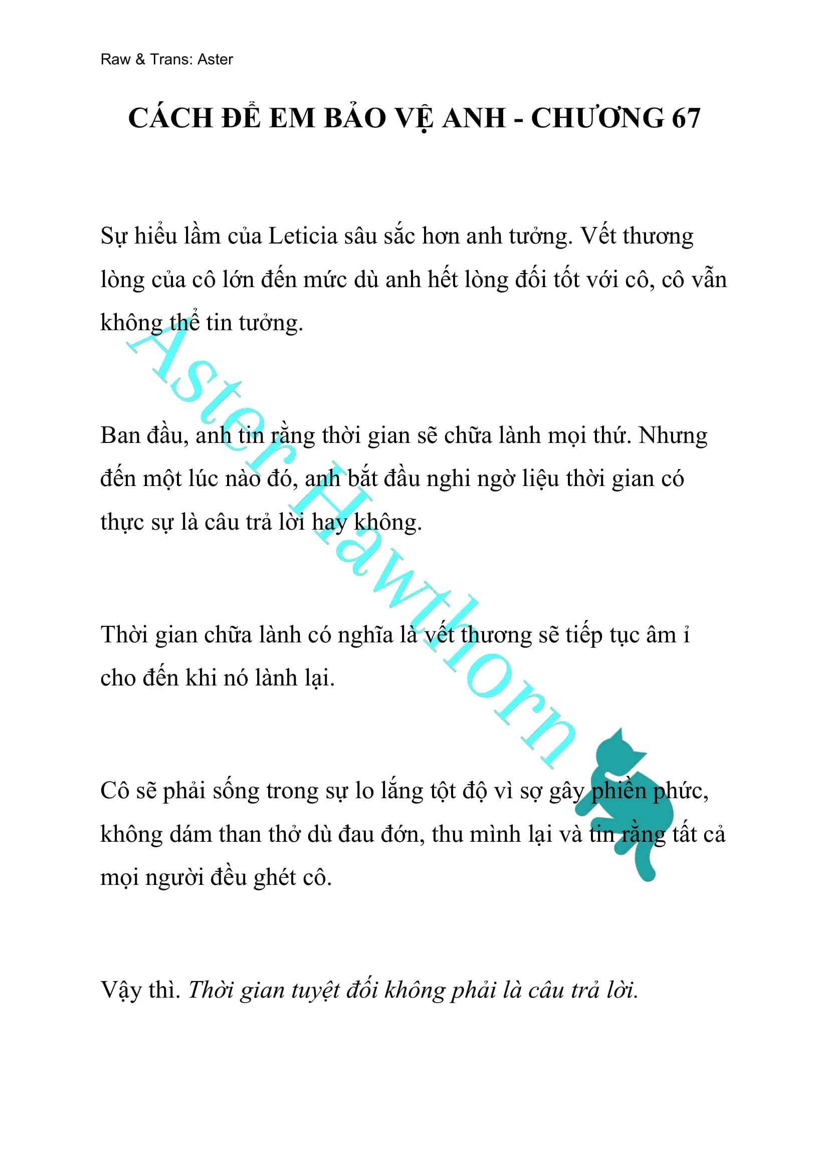 [NOVEL] Cách Để Em Bảo Vệ Anh Chap 67 - Trang 2