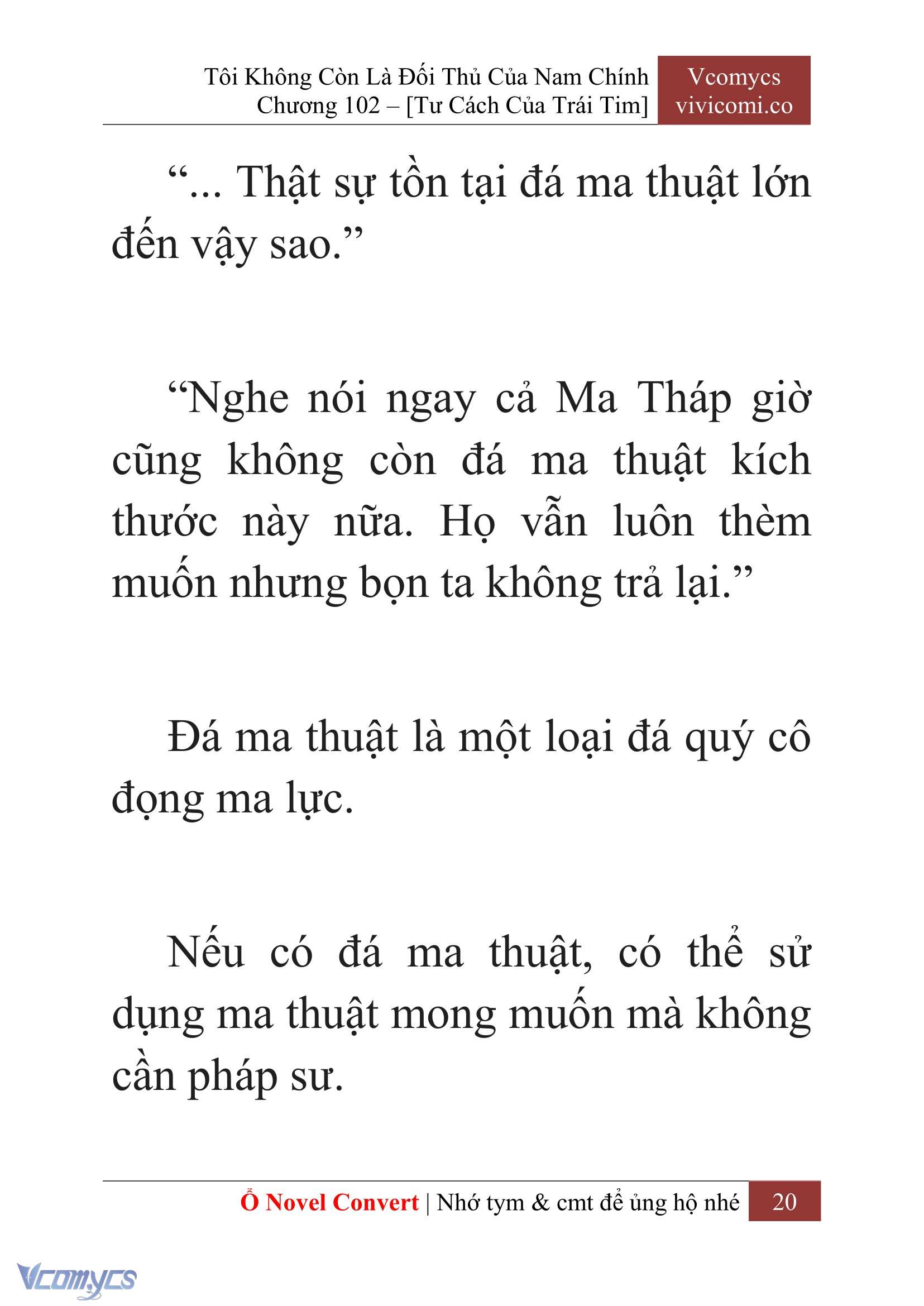 [Novel] Tôi Không Còn Là Đối Thủ Của Nam Chính Chap 102 - Trang 2