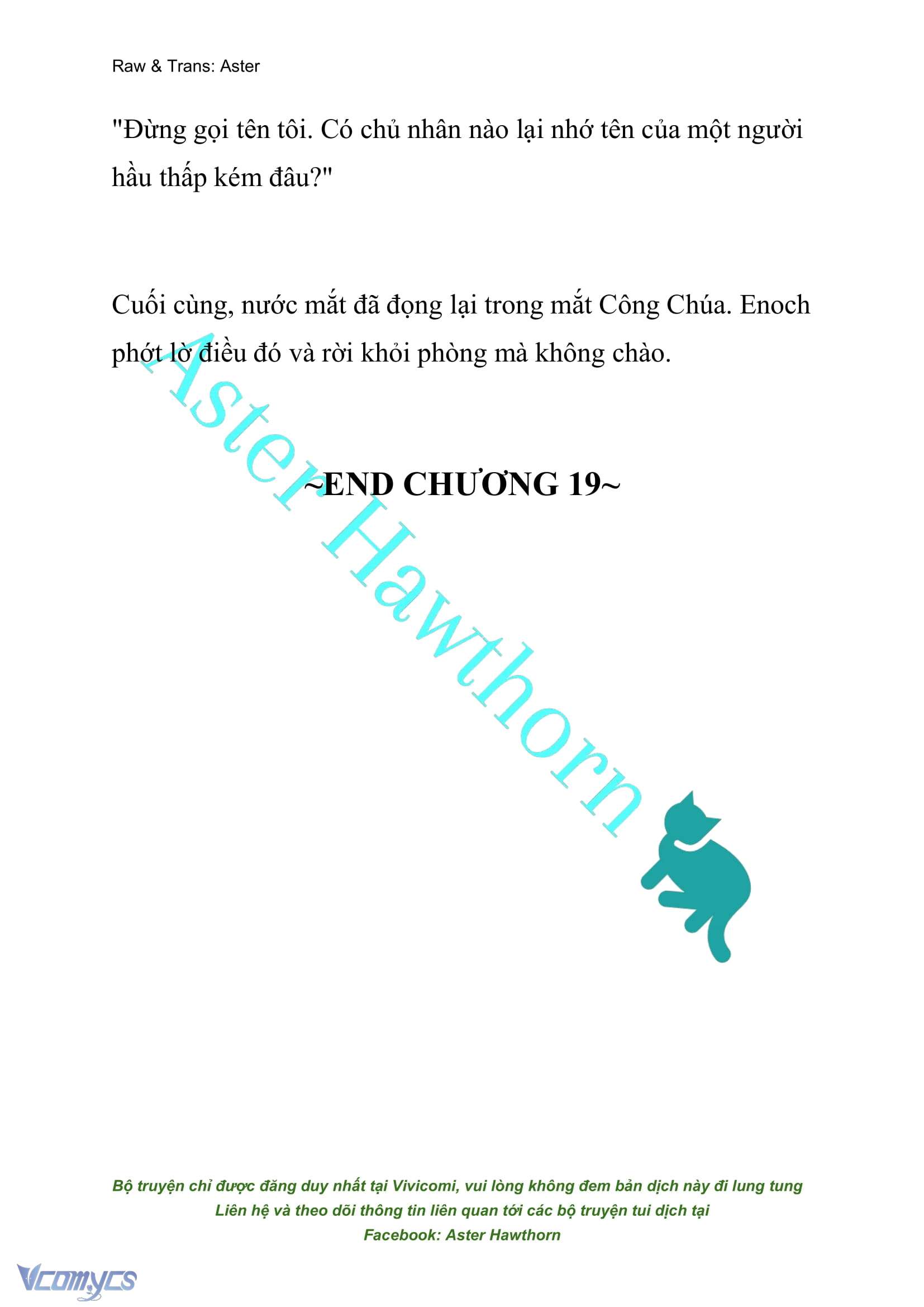 [NOVEL] Đêm Của Bệ Hạ Chap 19 - Next Chap 20