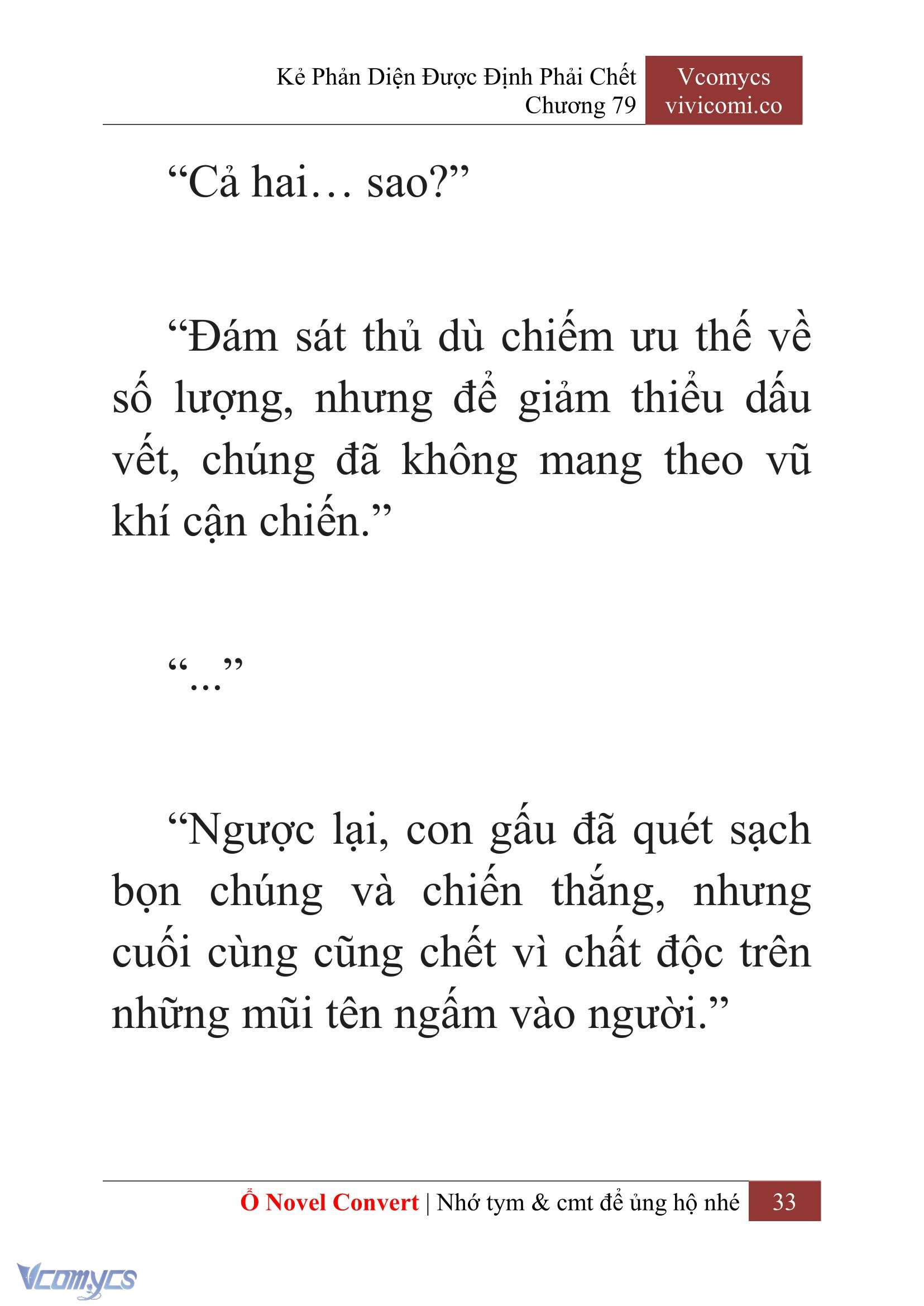 [Novel] Kẻ Phản Diện Được Định Phải Chết Chap 79 - Next Chap 80