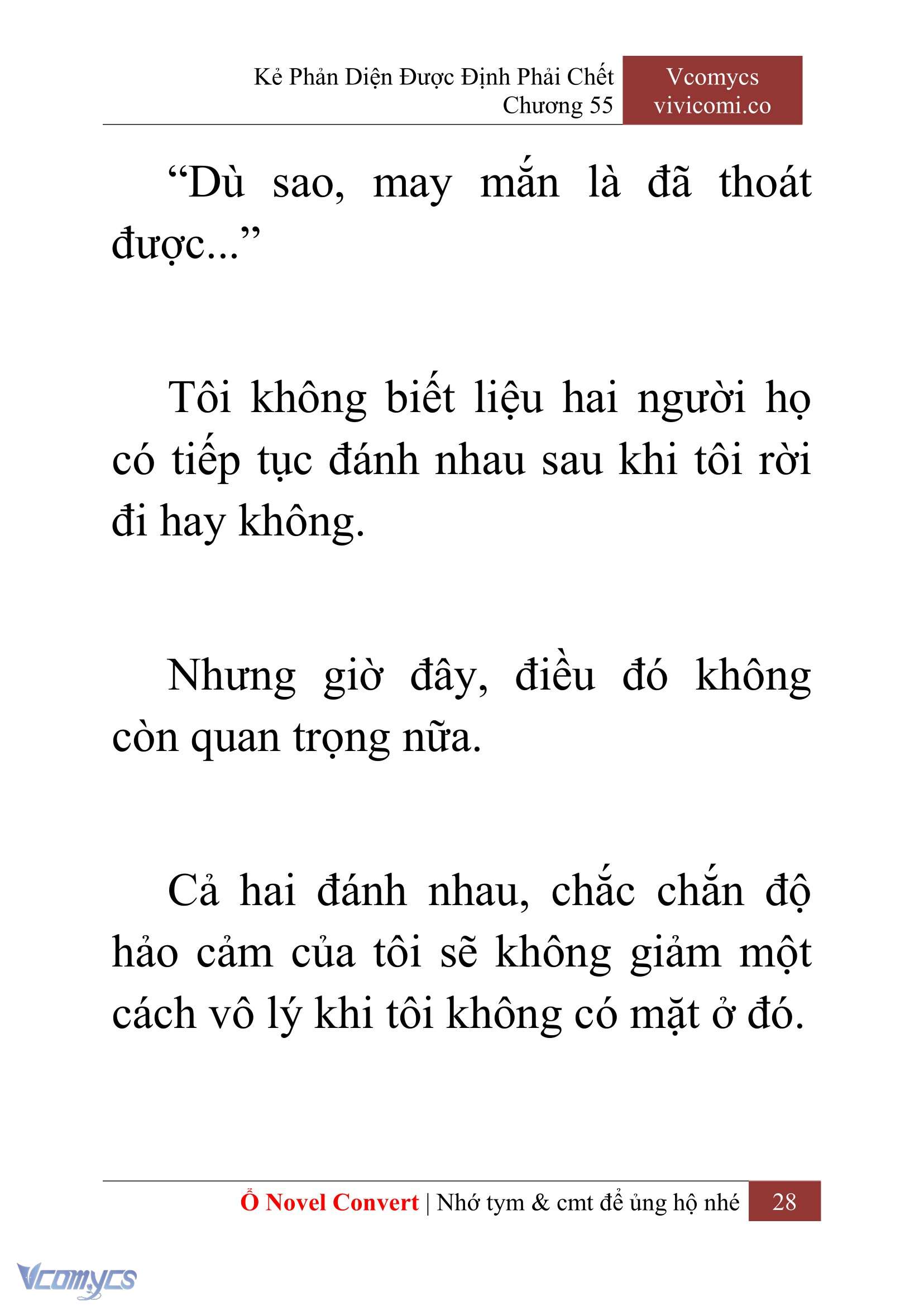 [Novel] Kẻ Phản Diện Được Định Phải Chết Chap 55 - Trang 2