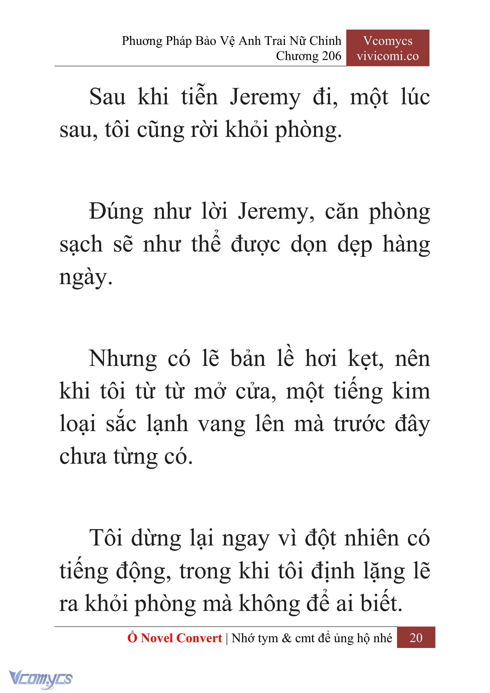 [Novel] Phương Pháp Bảo Vệ Anh Trai Nữ Chính Chap 206 - Trang 2