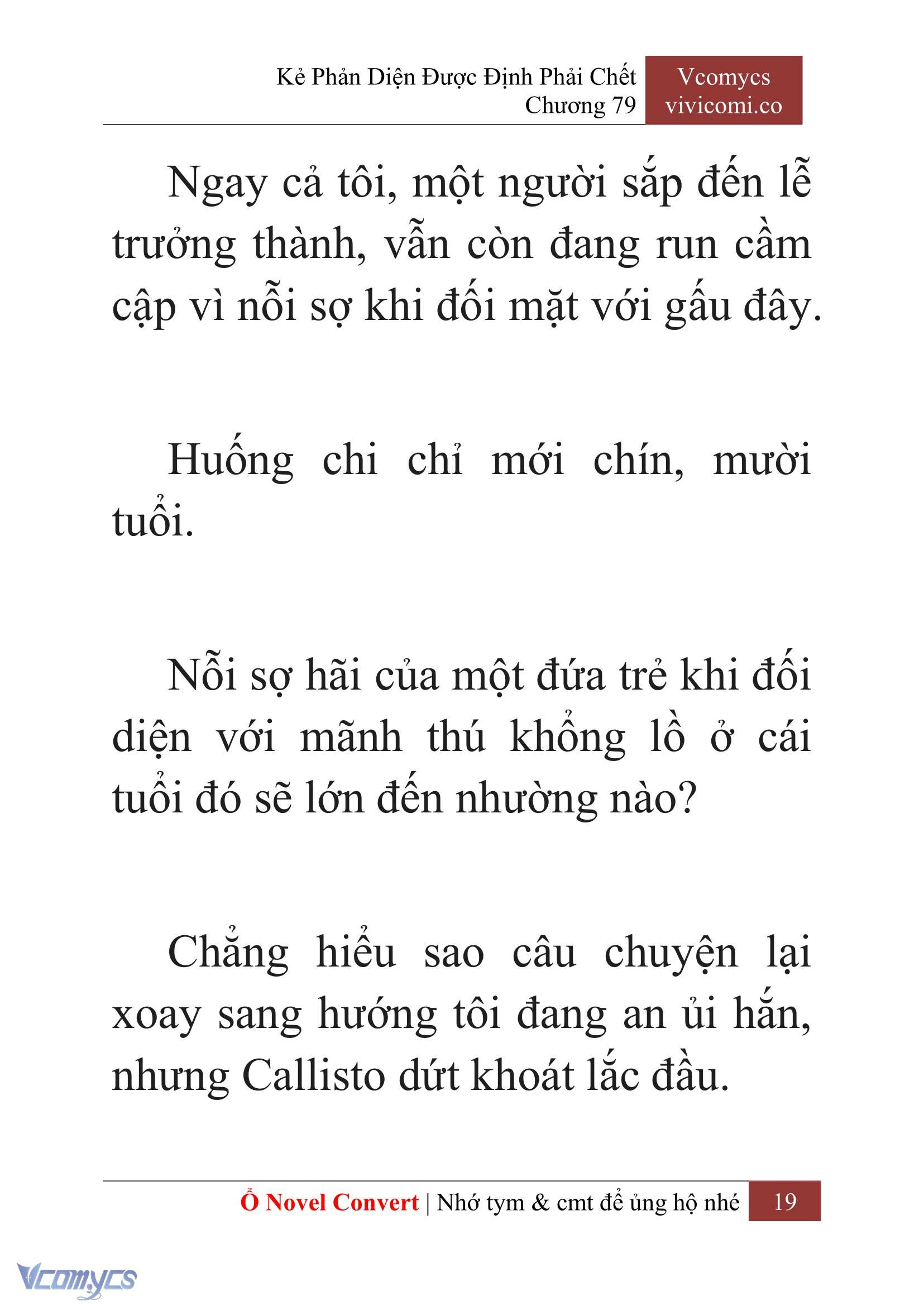[Novel] Kẻ Phản Diện Được Định Phải Chết Chap 79 - Next Chap 80