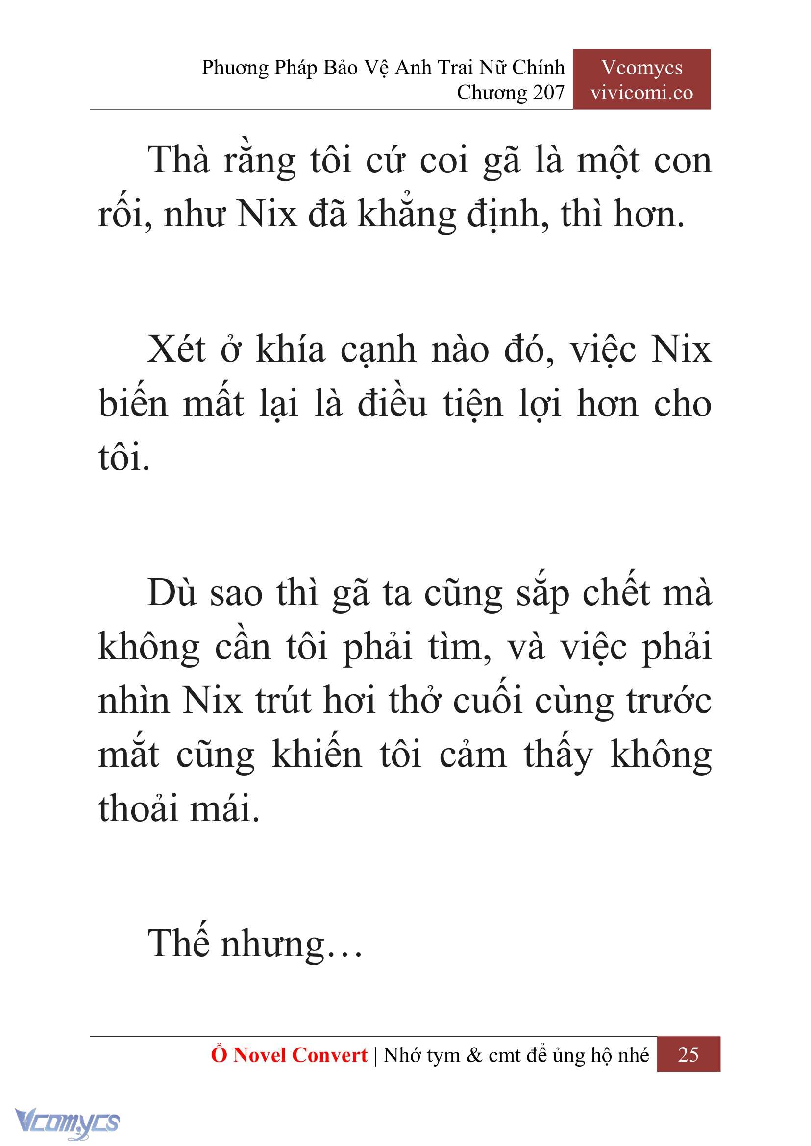 [Novel] Phương Pháp Bảo Vệ Anh Trai Nữ Chính Chap 207 - Trang 2