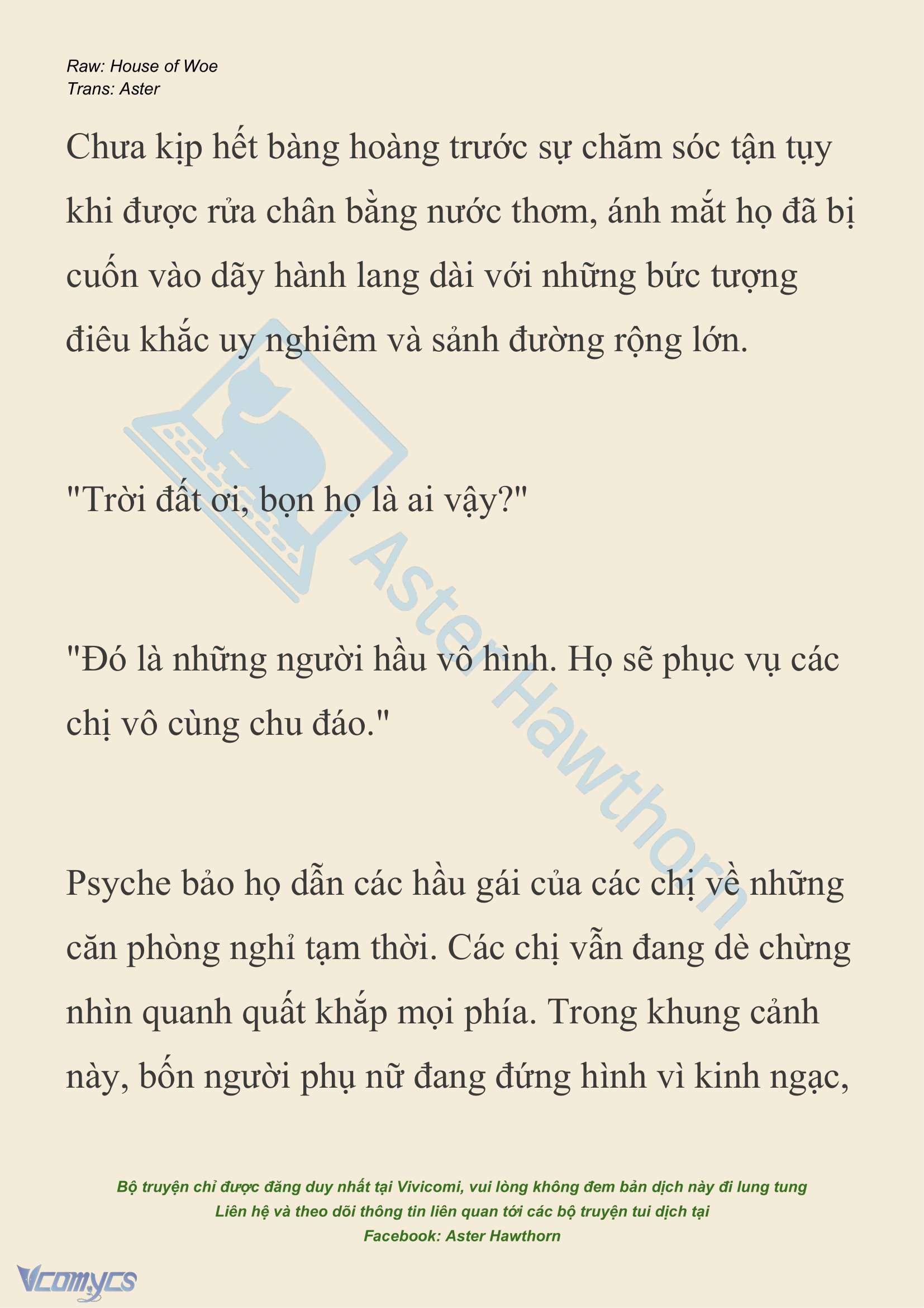 [NOVEL] Dành Cho Các Nữ Thần: Dành cho Psyche Chap 31 - Trang 2
