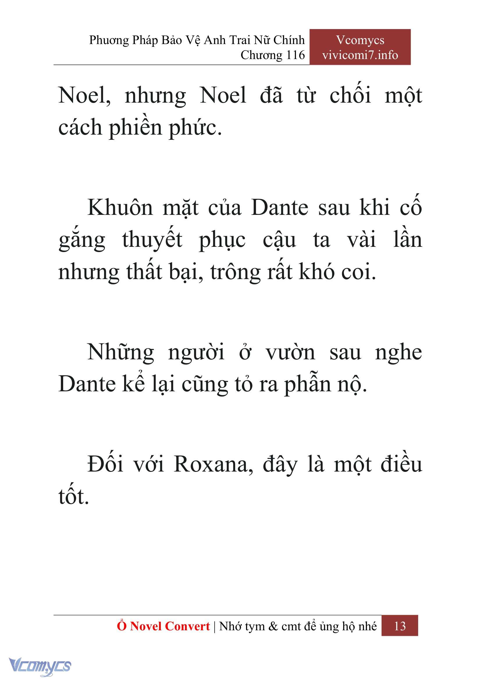 [Novel] Phương Pháp Bảo Vệ Anh Trai Nữ Chính Chap 116 - Trang 2