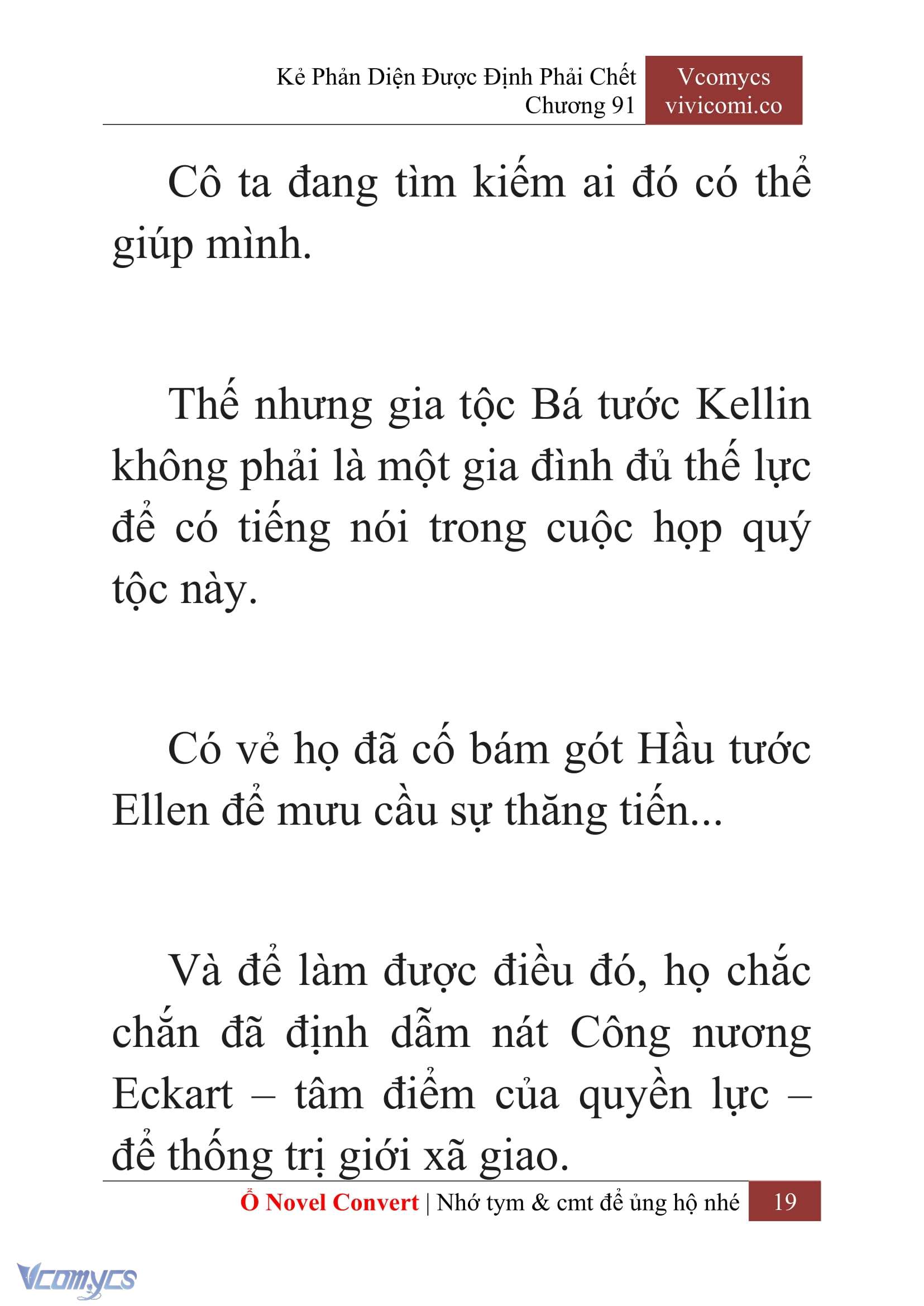 [Novel] Kẻ Phản Diện Được Định Phải Chết Chap 91 - Trang 2