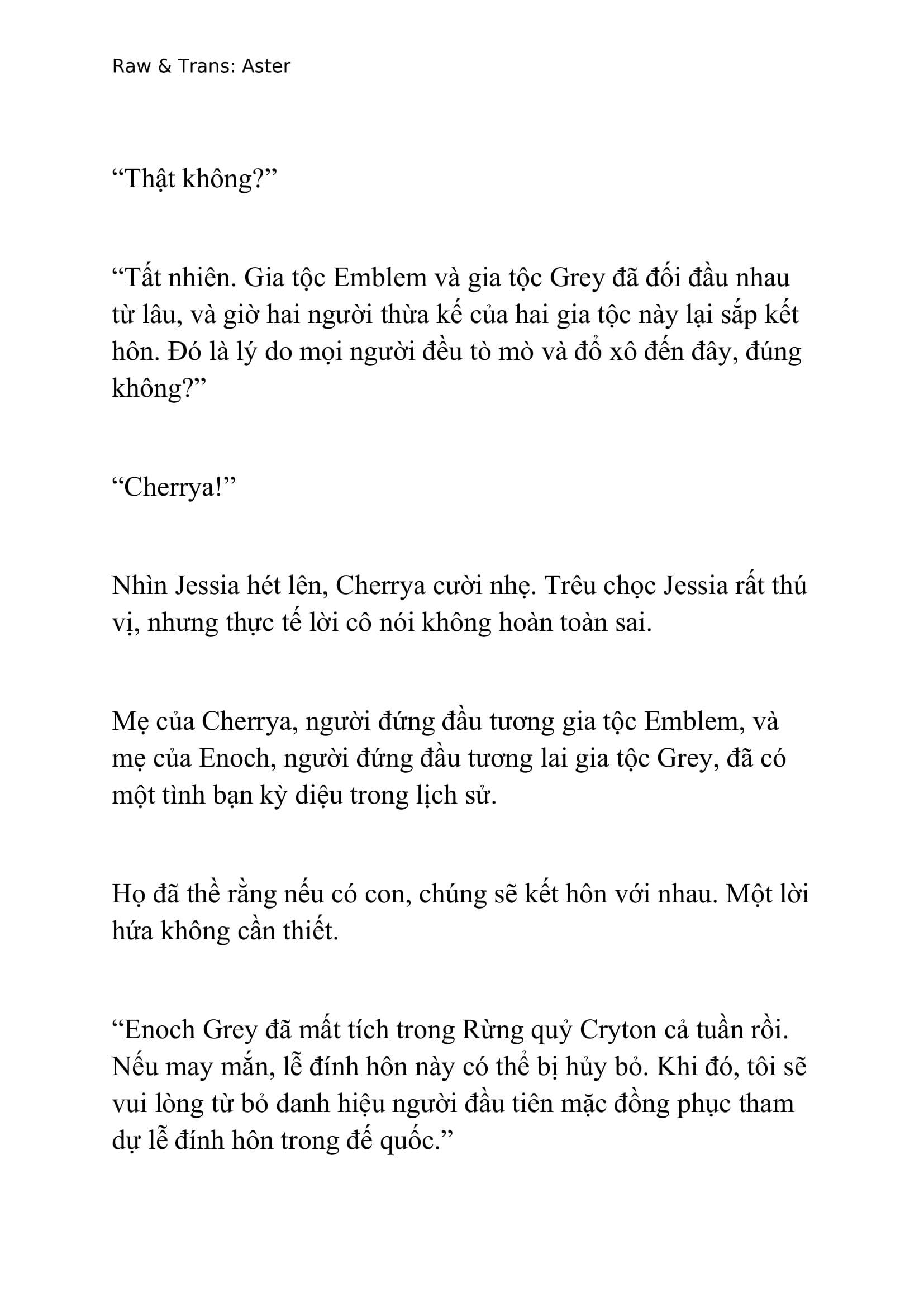 [NOVEL] Gặp Lại Kẻ Thù Ở Lễ Đính Hôn Chap 1 - Trang 2