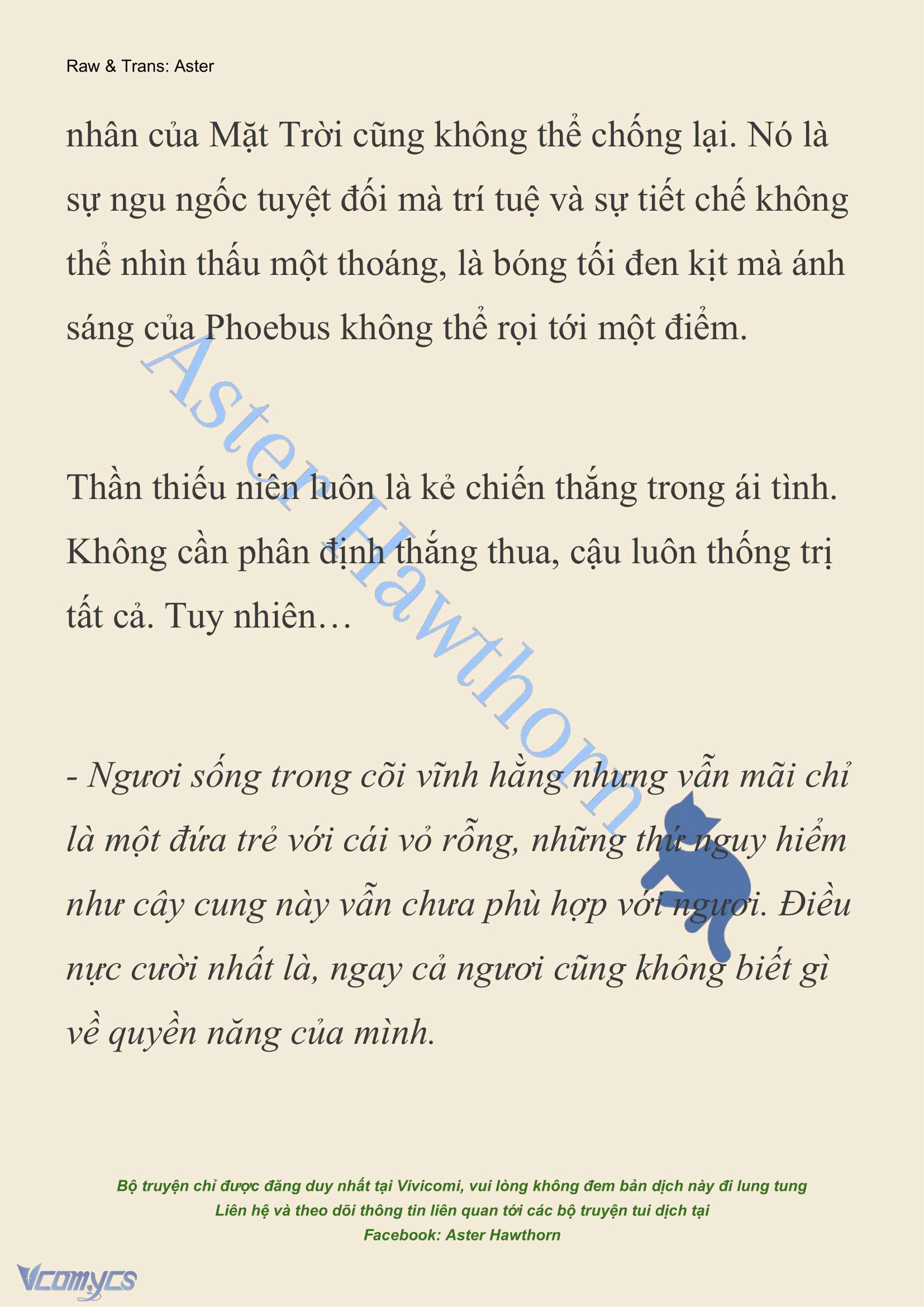[NOVEL] Dành Cho Các Nữ Thần: Dành cho Psyche Chap 1 - Trang 2