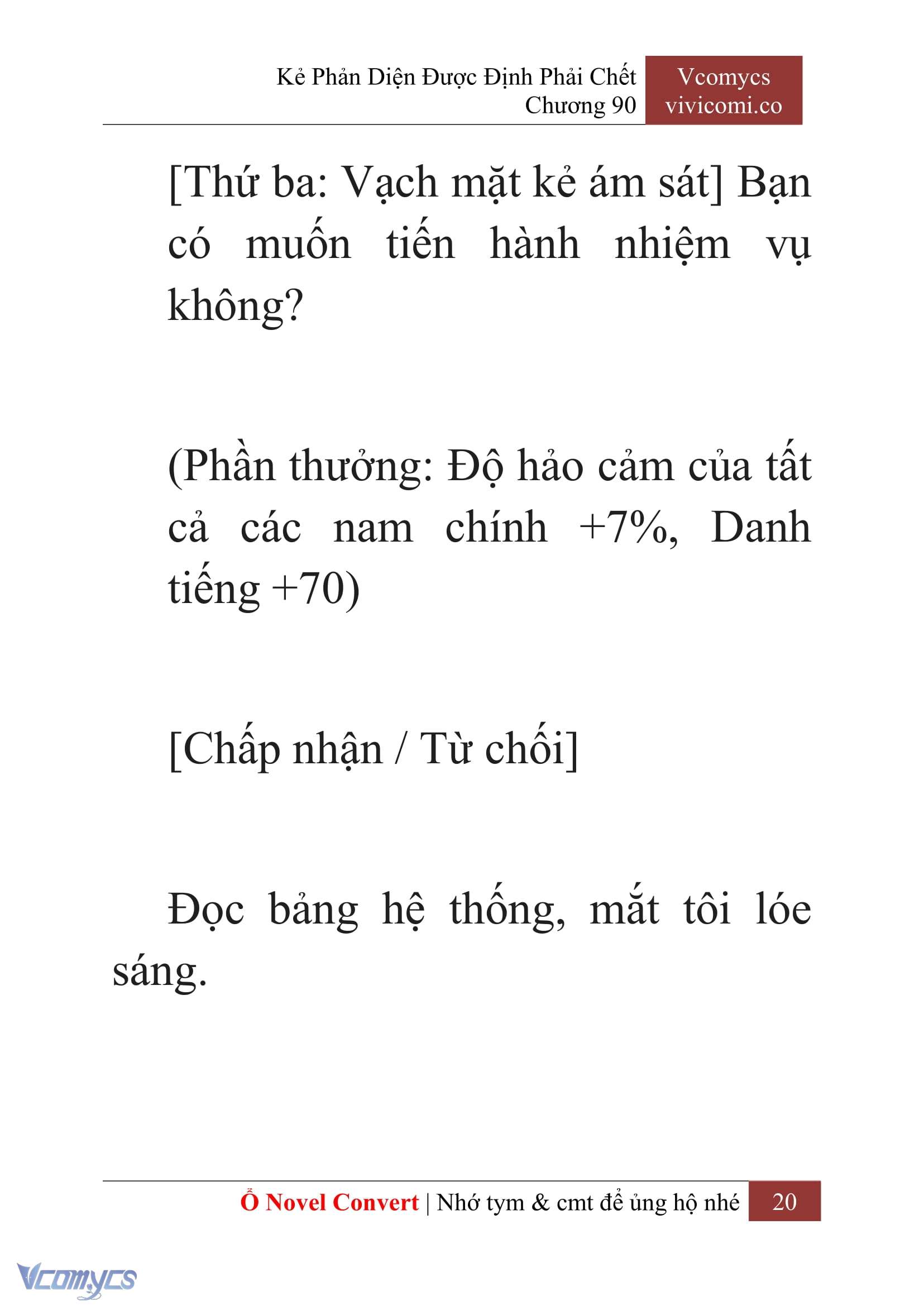 [Novel] Kẻ Phản Diện Được Định Phải Chết Chap 90 - Trang 2
