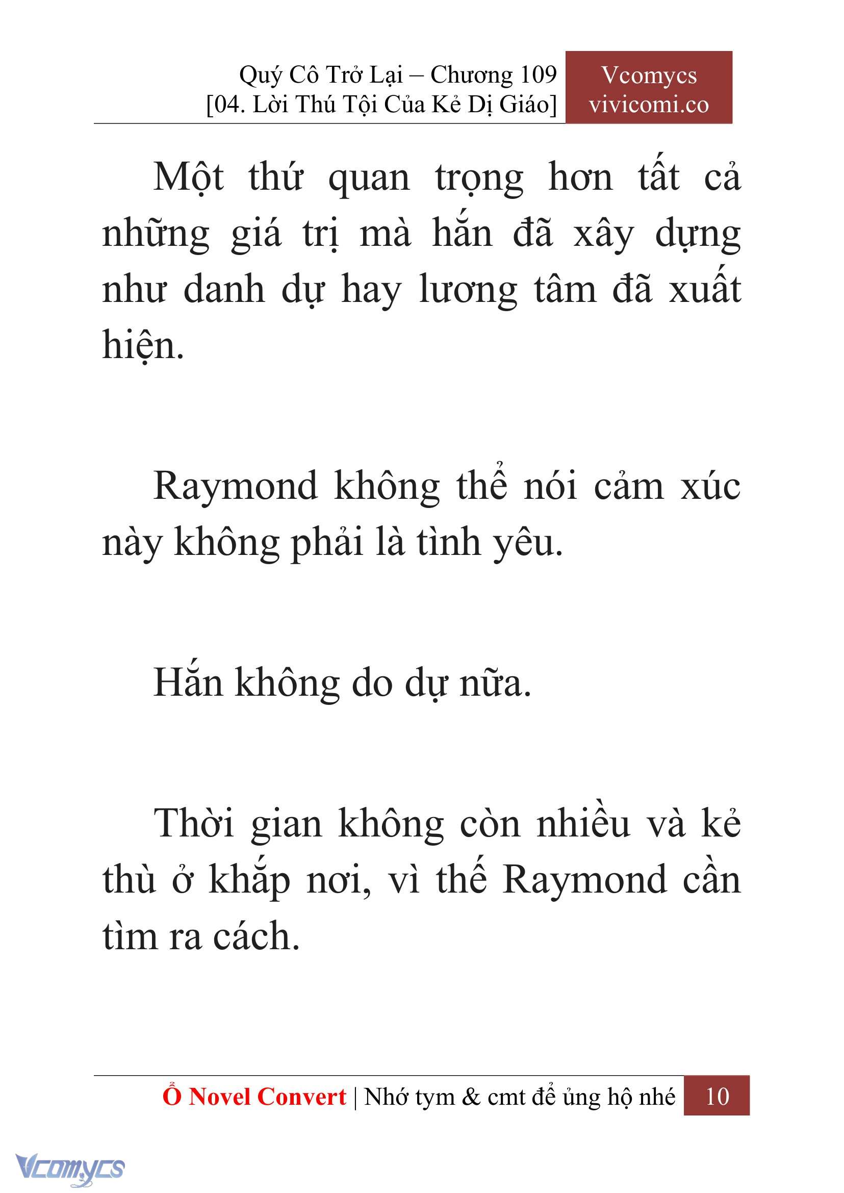 [Novel] Quý Cô Trở Lại Chap 109 - Trang 2