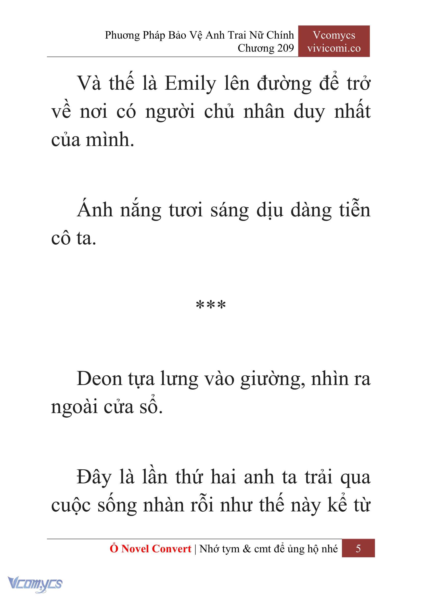 [Novel] Phương Pháp Bảo Vệ Anh Trai Nữ Chính Chap 209 - Trang 2