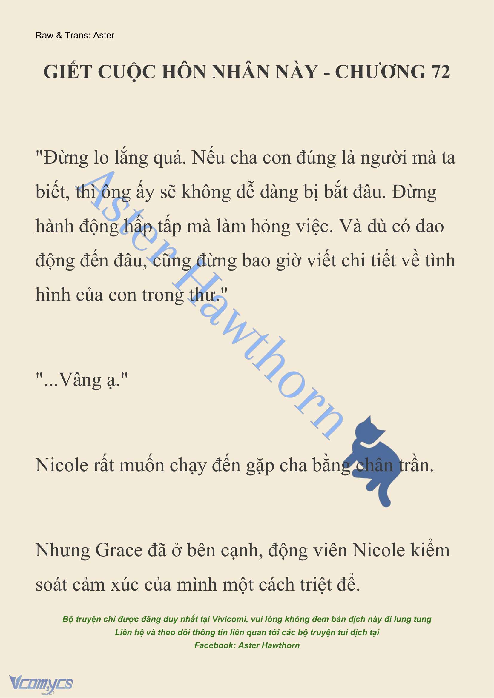 [NOVEL] Giết Cuộc Hôn Nhân Này Chap 72 - Trang 2