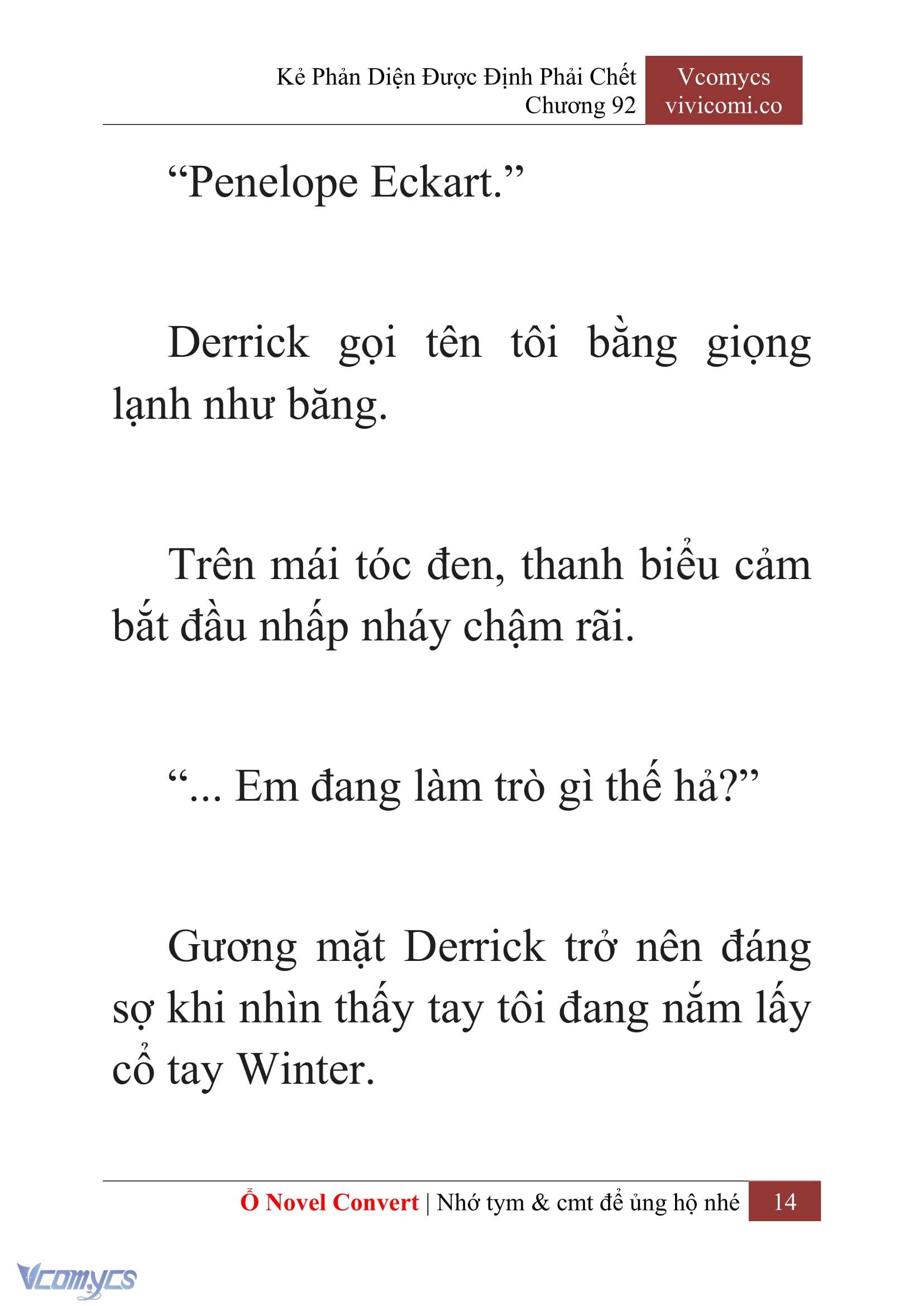 [Novel] Kẻ Phản Diện Được Định Phải Chết Chap 92 - Trang 2