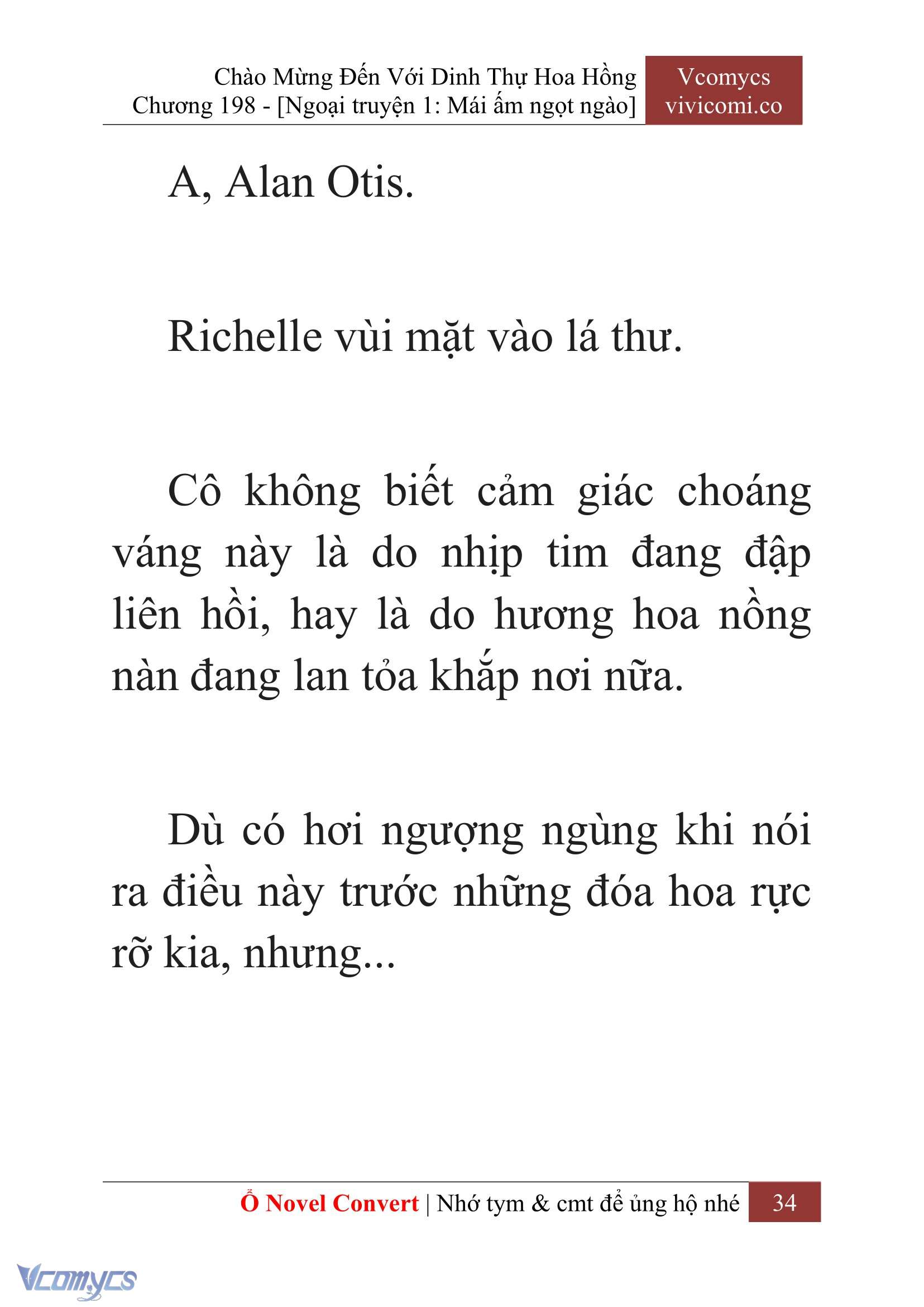 [Novel] Chào Mừng Đến Với Dinh Thự Hoa Hồng Chap 198 - Trang 2
