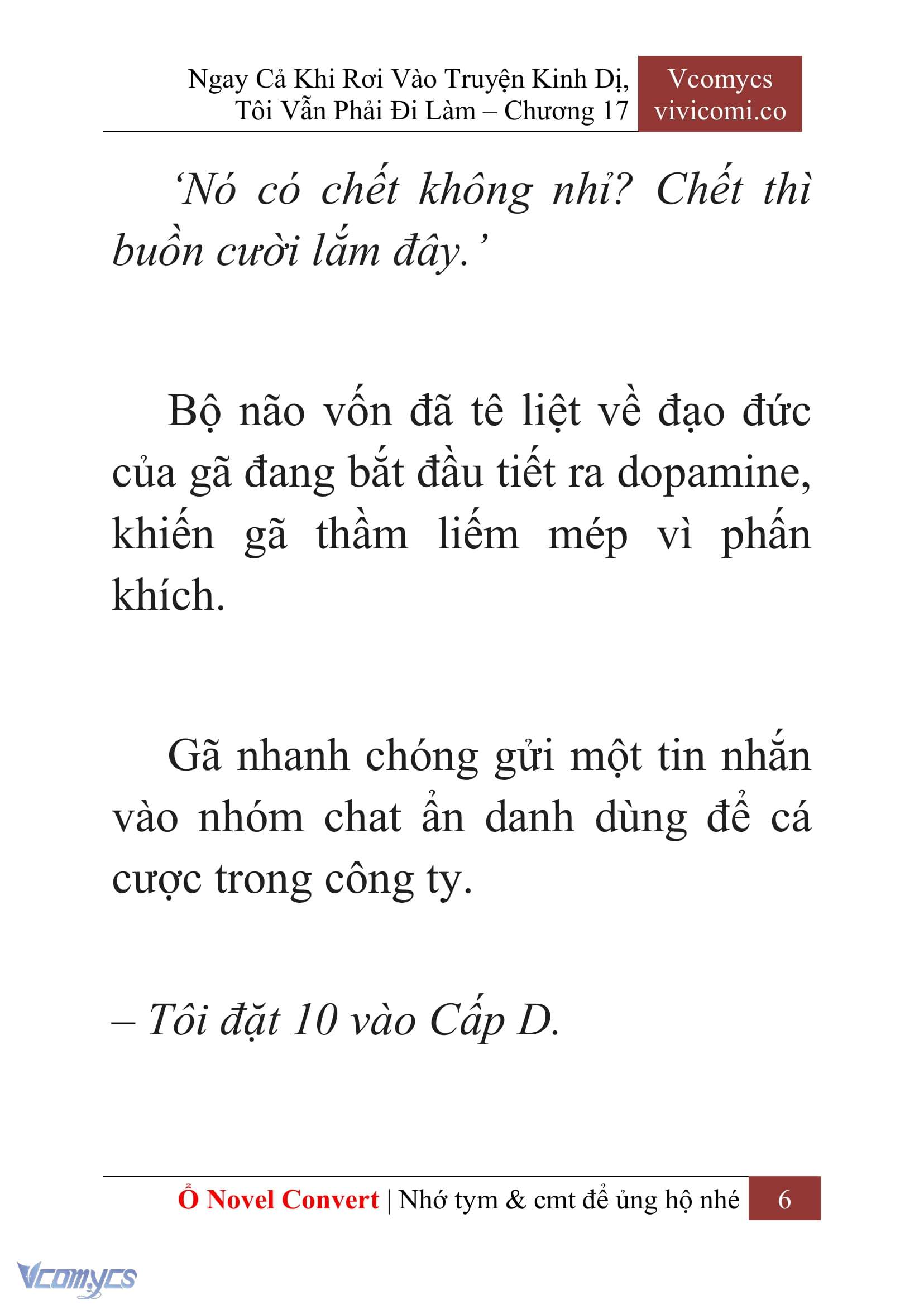 [Novel] Ngay Cả Khi Rơi Vào Truyện Kinh Dị, Tôi Vẫn Phải Đi Làm Chap 17 - Trang 2