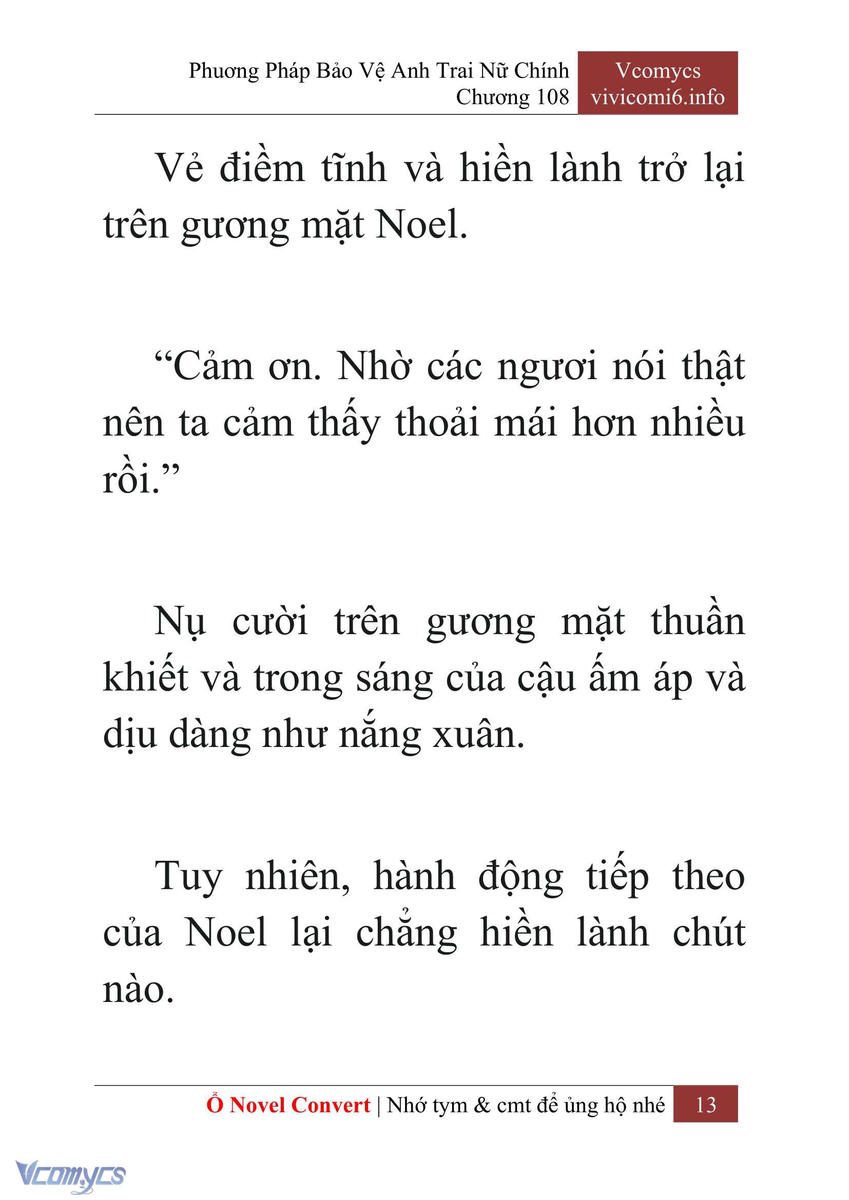 [Novel] Phương Pháp Bảo Vệ Anh Trai Nữ Chính Chap 108 - Trang 2