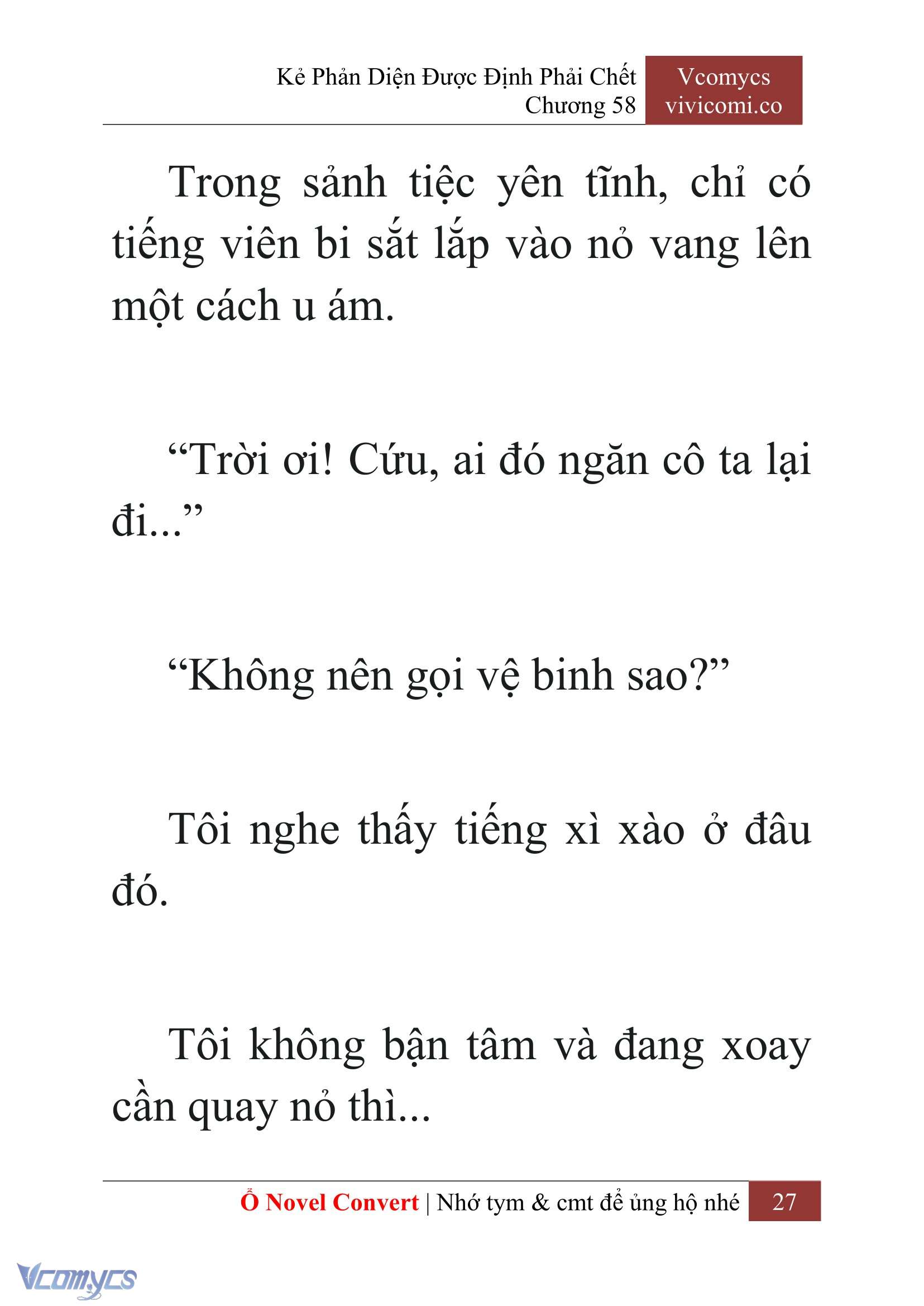 [Novel] Kẻ Phản Diện Được Định Phải Chết Chap 58 - Trang 2