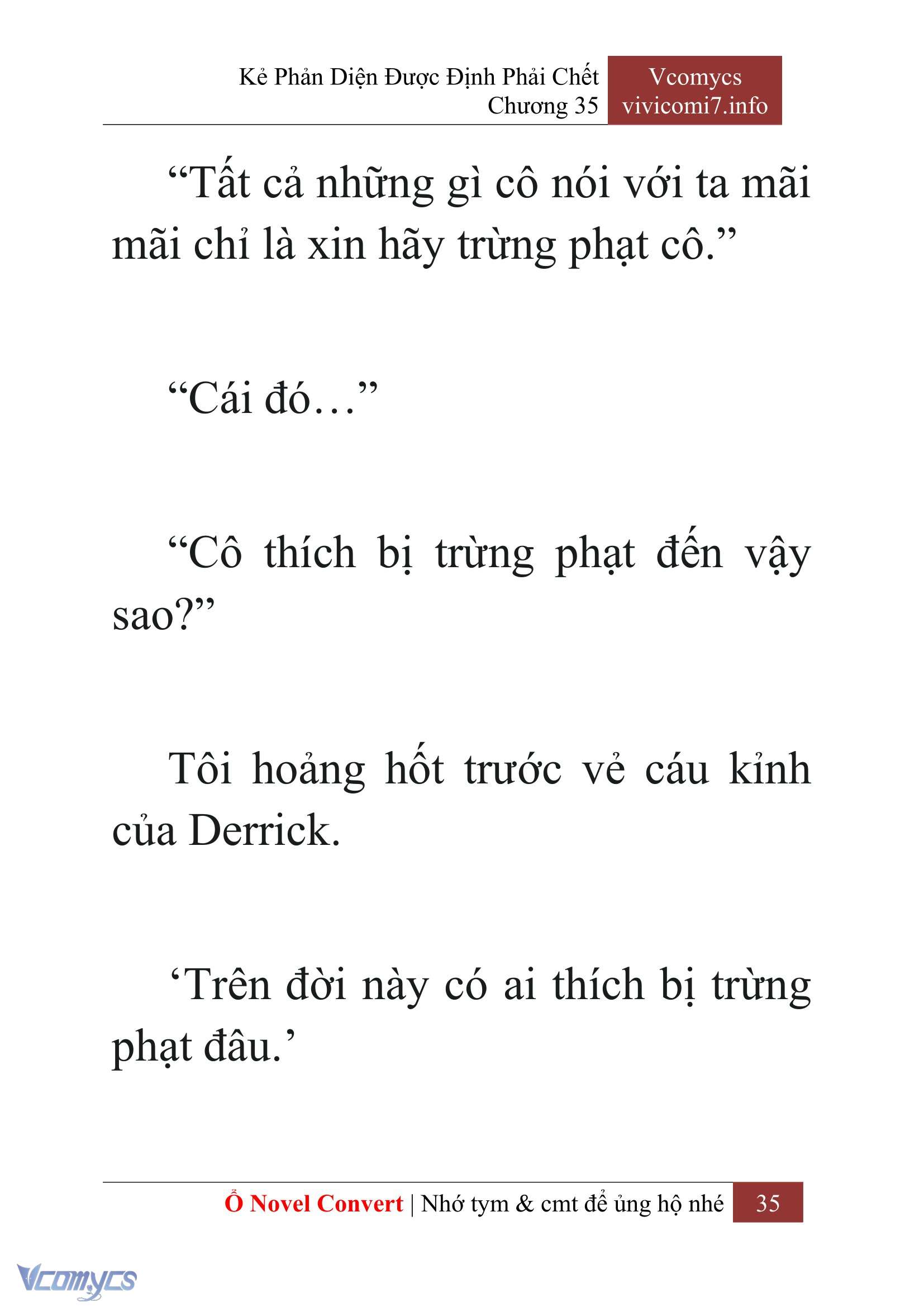 [Novel] Kẻ Phản Diện Được Định Phải Chết Chap 35 - Trang 2