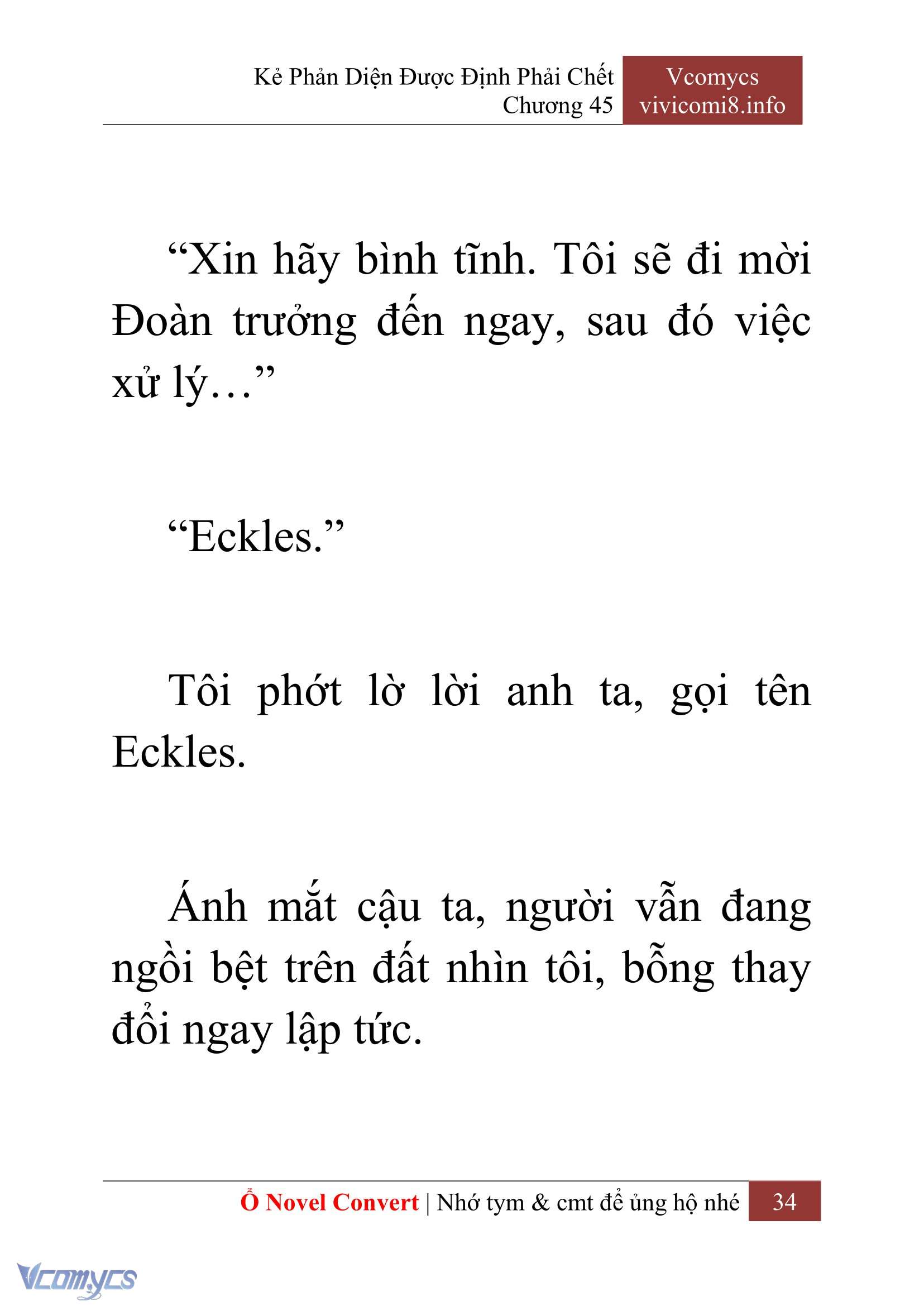 [Novel] Kẻ Phản Diện Được Định Phải Chết Chap 45 - Trang 2