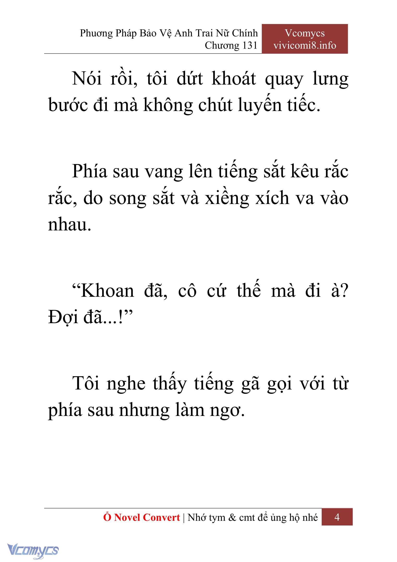 [Novel] Phương Pháp Bảo Vệ Anh Trai Nữ Chính Chap 131 - Trang 2