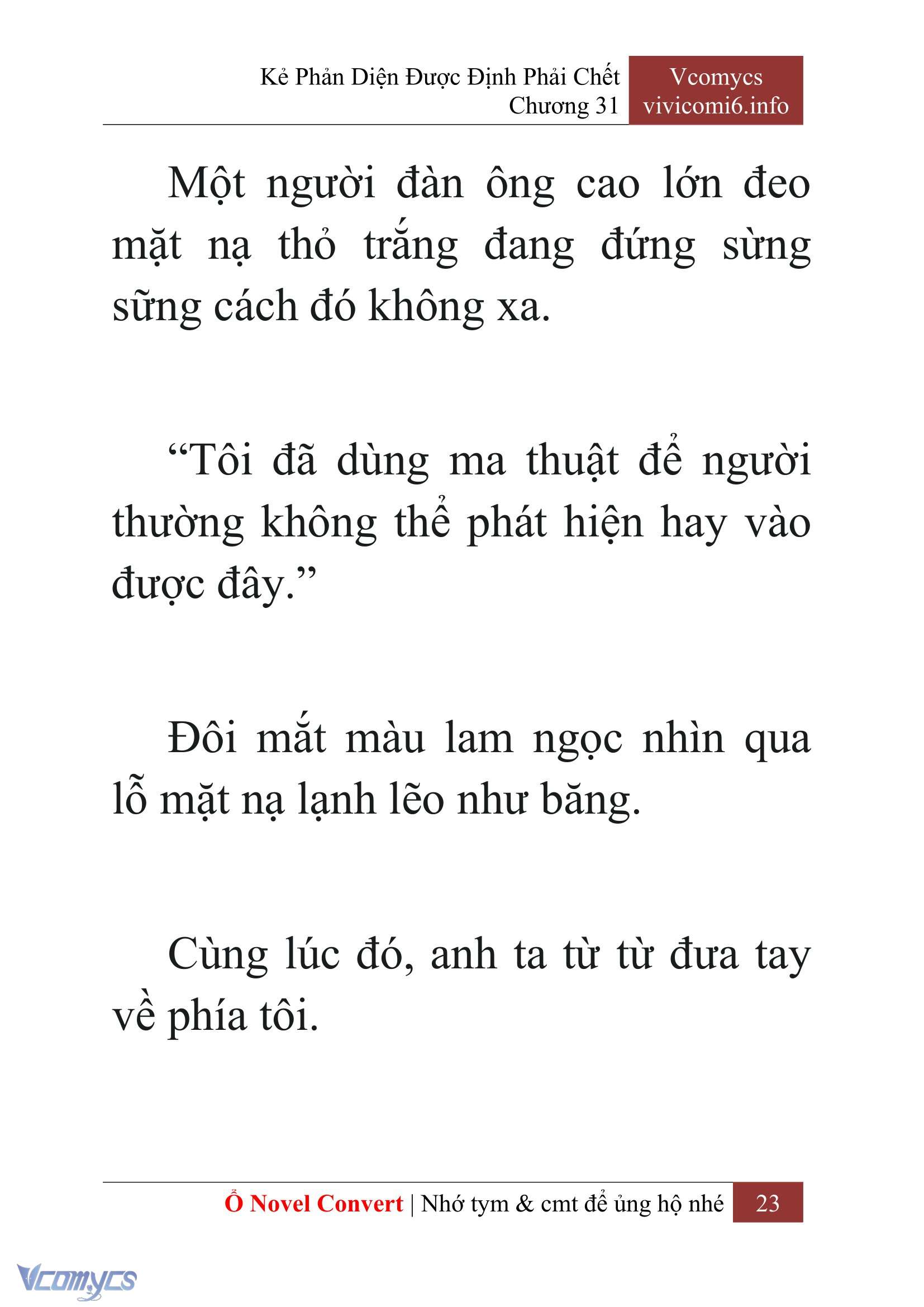 [Novel] Kẻ Phản Diện Được Định Phải Chết Chap 31 - Trang 2