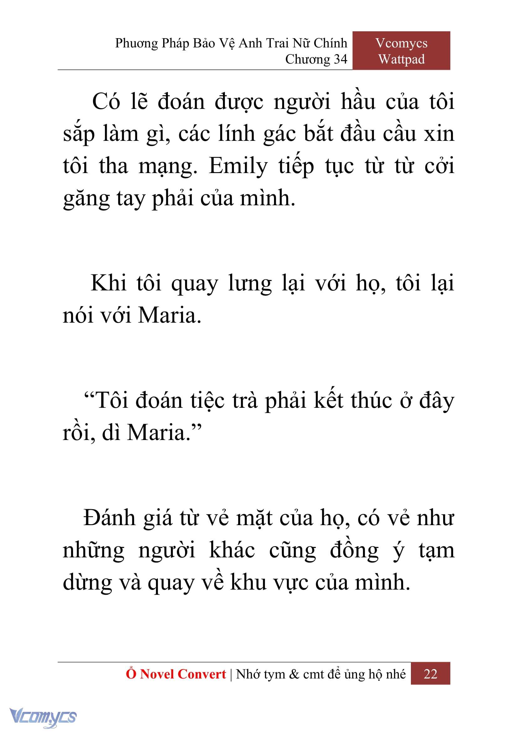 [Novel] Phương Pháp Bảo Vệ Anh Trai Nữ Chính Chap 34 - Trang 2