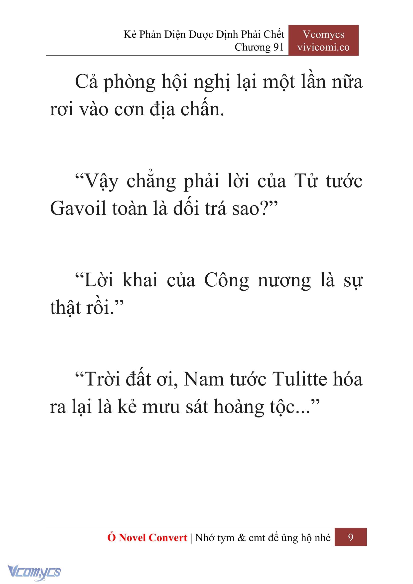 [Novel] Kẻ Phản Diện Được Định Phải Chết Chap 91 - Trang 2