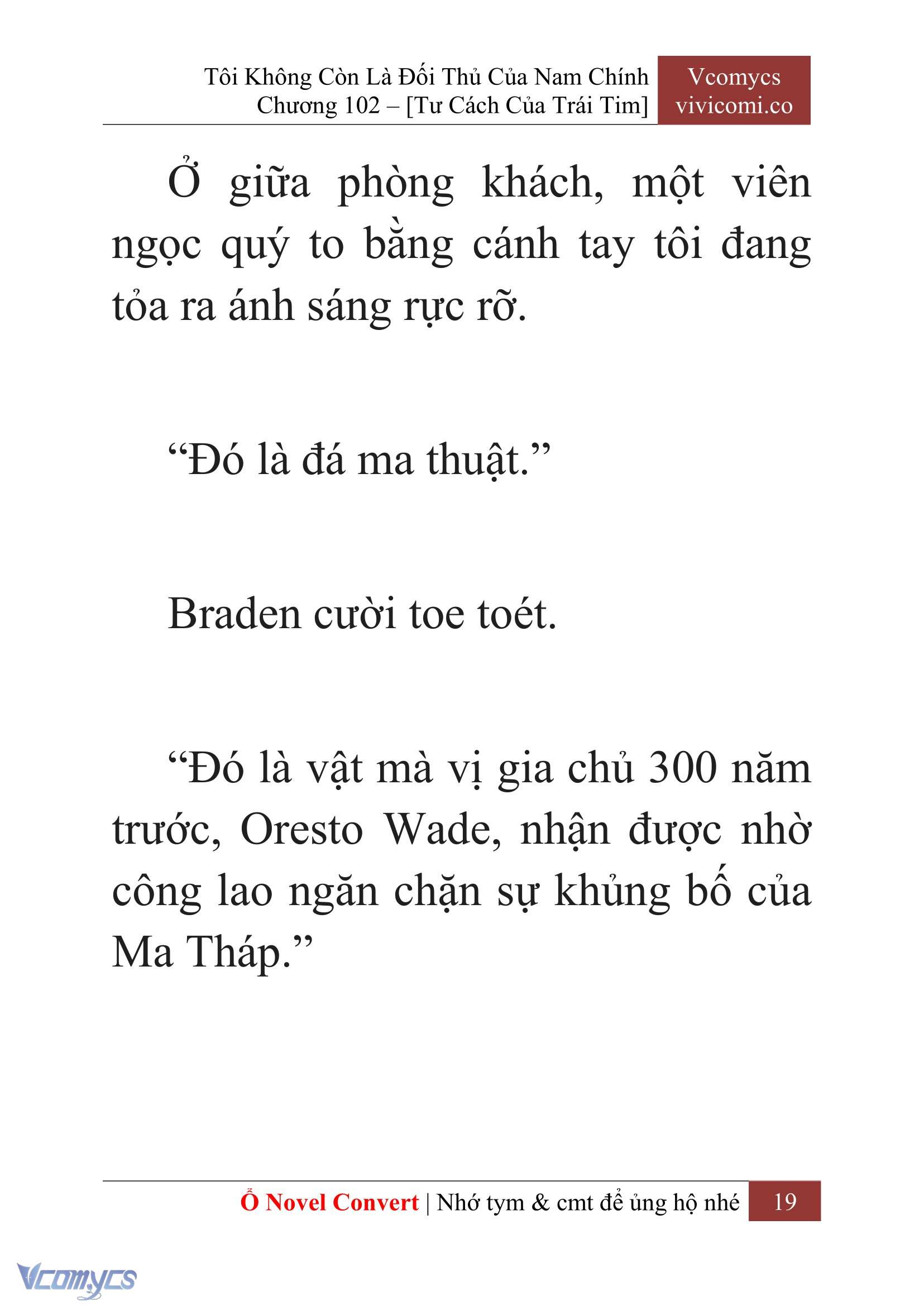 [Novel] Tôi Không Còn Là Đối Thủ Của Nam Chính Chap 102 - Trang 2