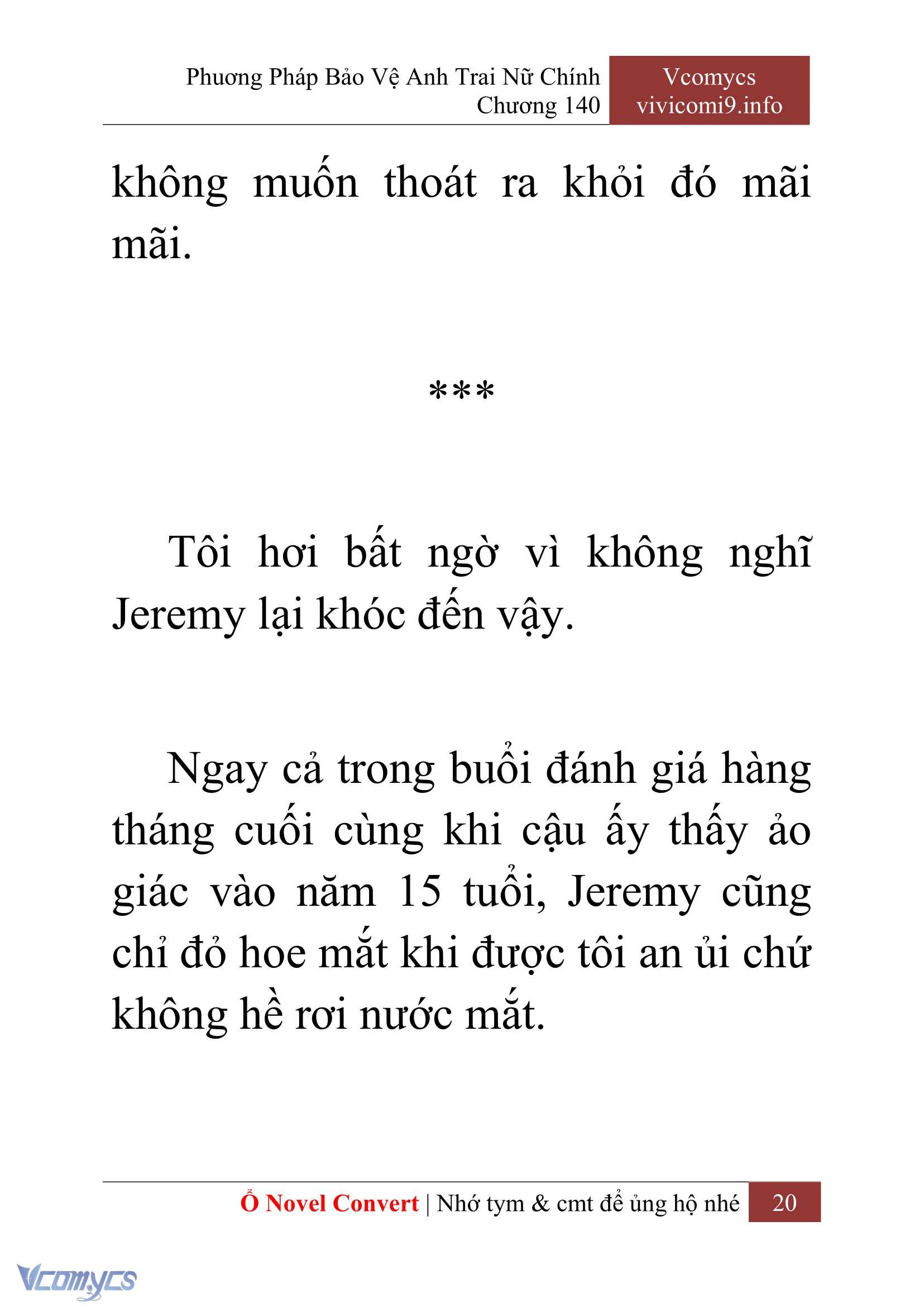 [Novel] Phương Pháp Bảo Vệ Anh Trai Nữ Chính Chap 140 - Trang 2