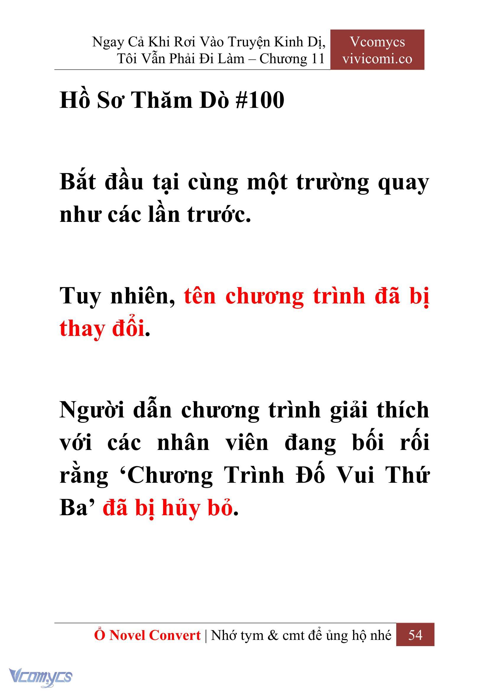 [Novel] Ngay Cả Khi Rơi Vào Truyện Kinh Dị, Tôi Vẫn Phải Đi Làm Chap 11 - Trang 2
