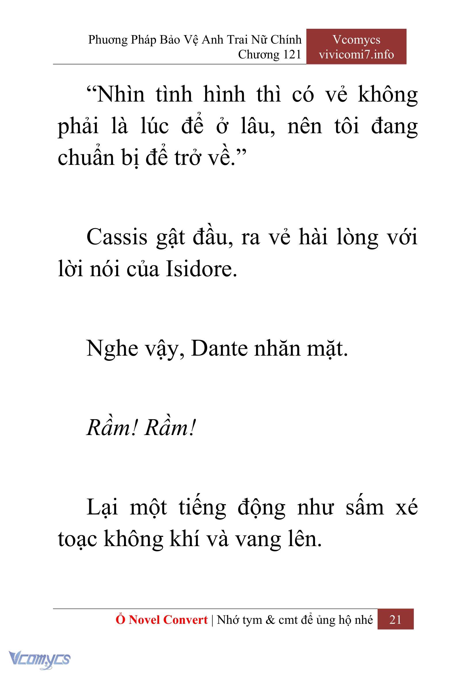 [Novel] Phương Pháp Bảo Vệ Anh Trai Nữ Chính Chap 121 - Trang 2