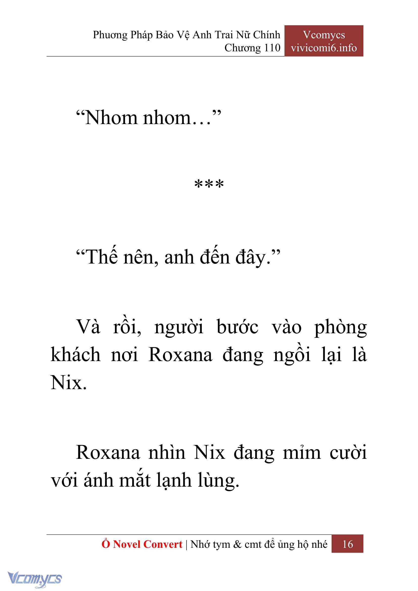 [Novel] Phương Pháp Bảo Vệ Anh Trai Nữ Chính Chap 110 - Trang 2