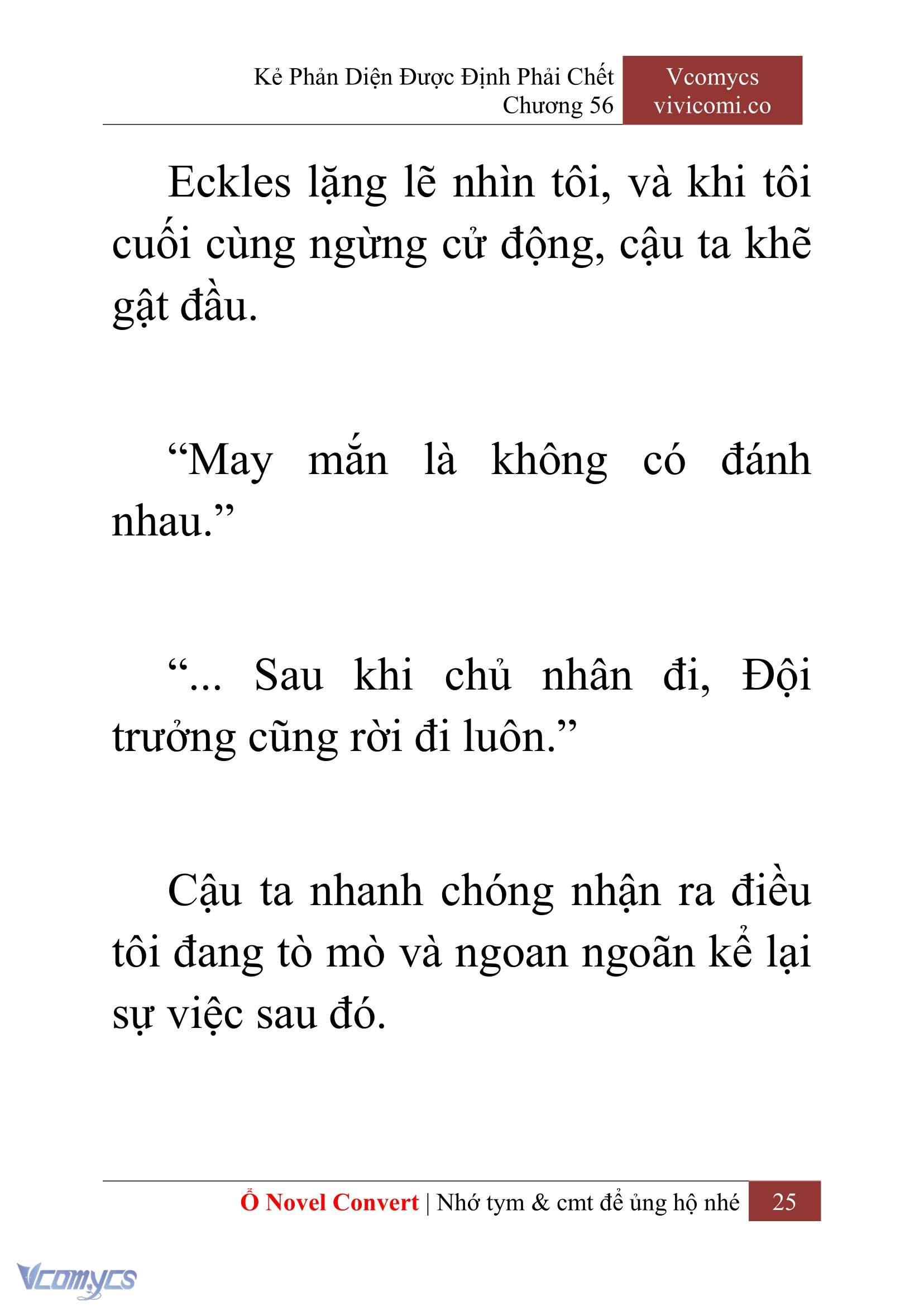 [Novel] Kẻ Phản Diện Được Định Phải Chết Chap 56 - Trang 2