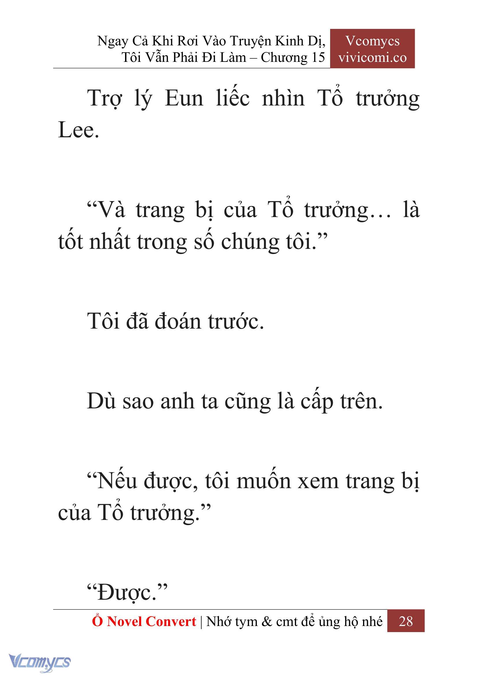 [Novel] Ngay Cả Khi Rơi Vào Truyện Kinh Dị, Tôi Vẫn Phải Đi Làm Chap 15 - Trang 2