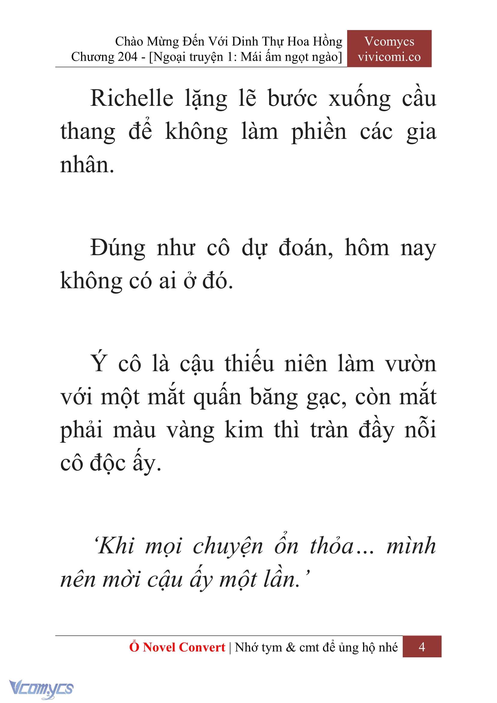 [Novel] Chào Mừng Đến Với Dinh Thự Hoa Hồng Chap 204 - Trang 2