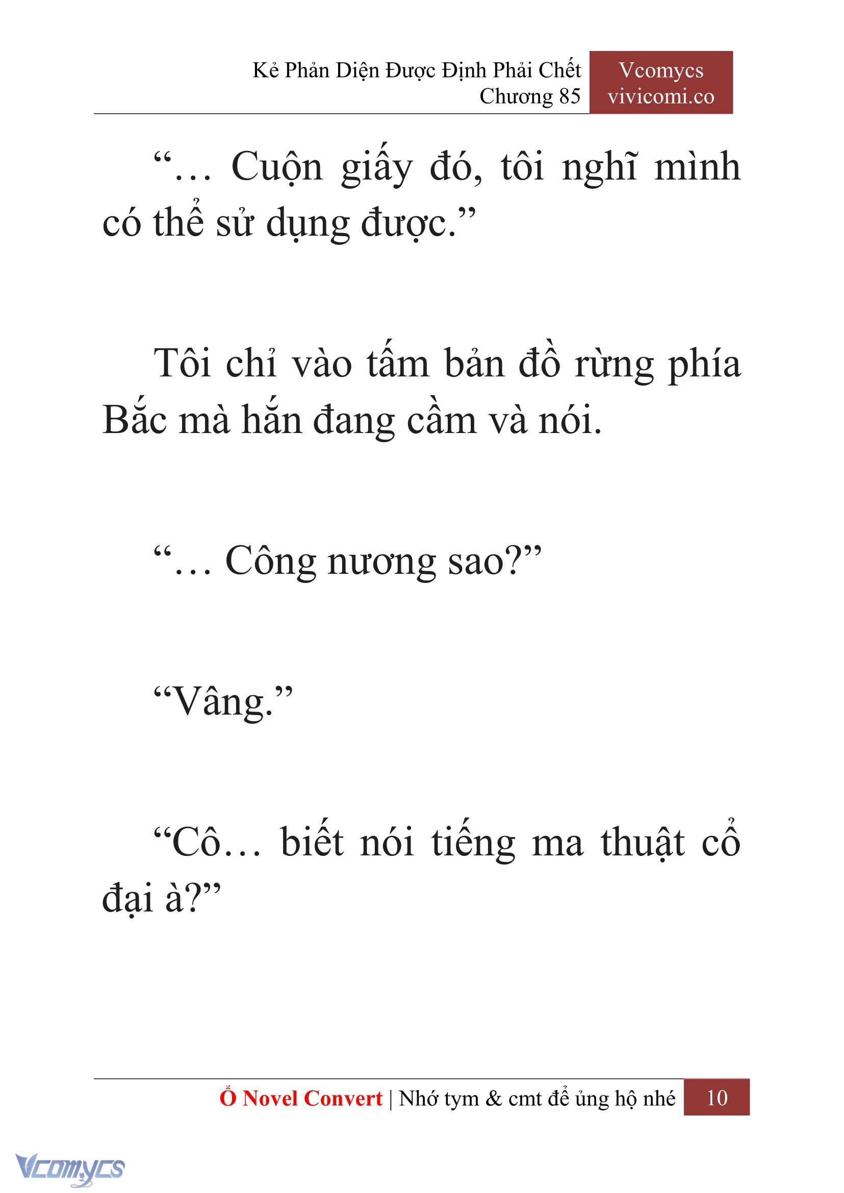 [Novel] Kẻ Phản Diện Được Định Phải Chết Chap 85 - Trang 2
