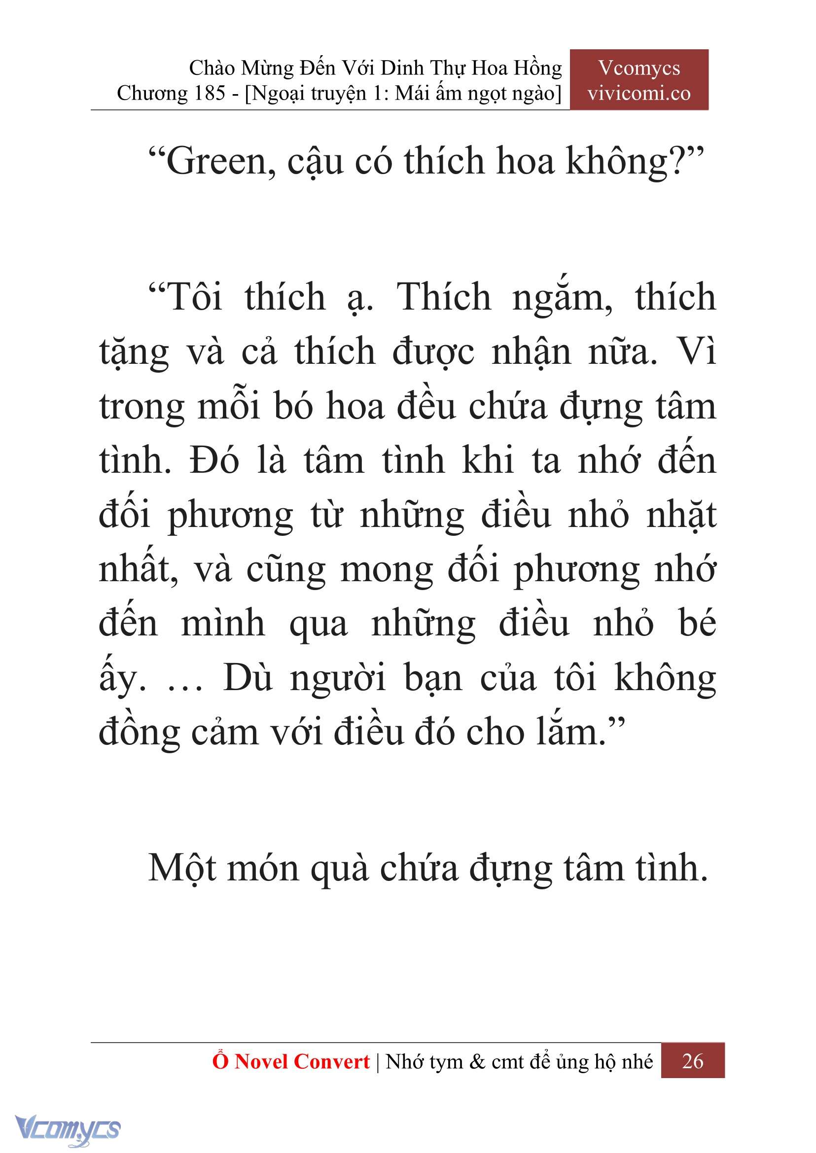 [Novel] Chào Mừng Đến Với Dinh Thự Hoa Hồng Chap 185 - Trang 2