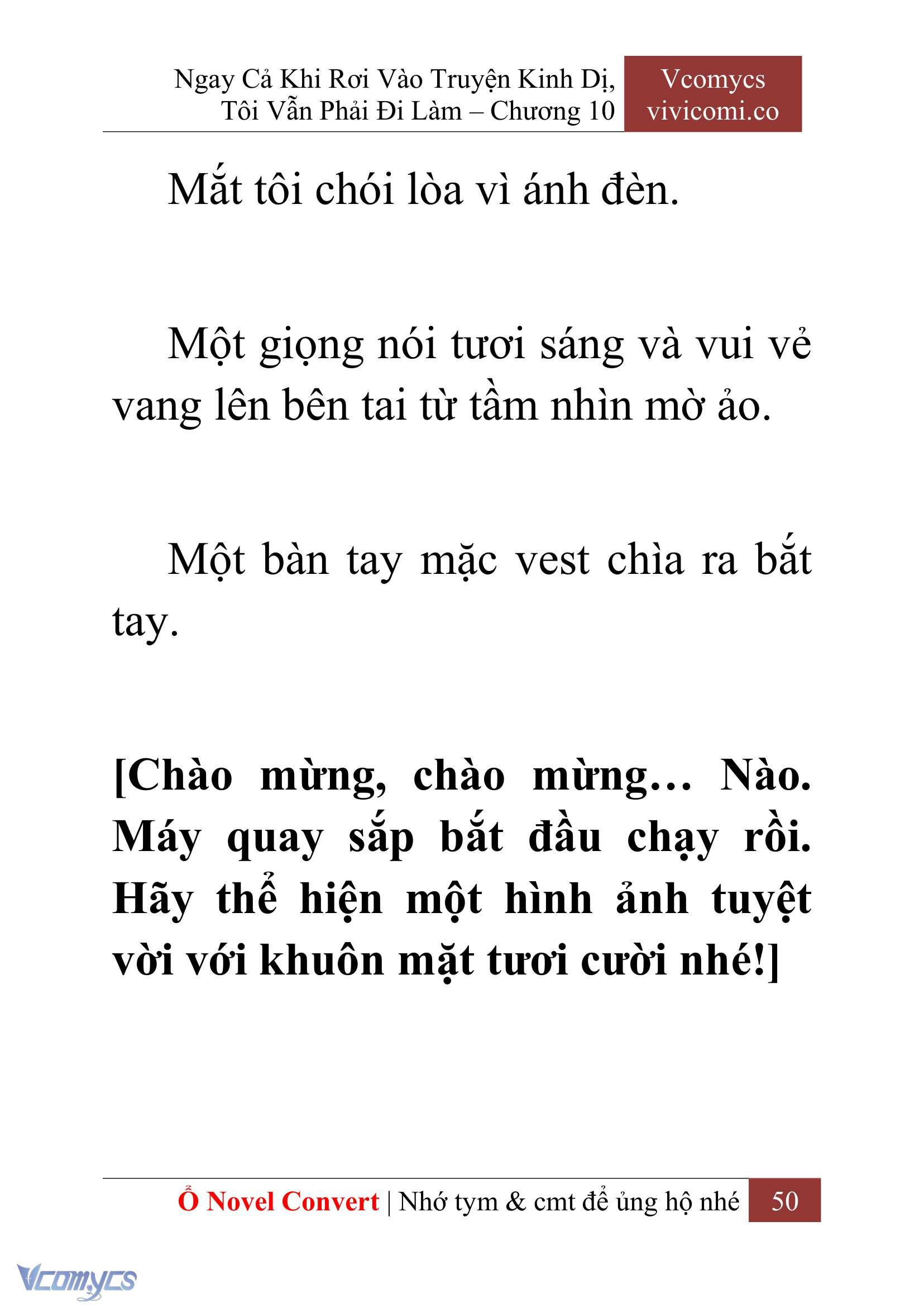 [Novel] Ngay Cả Khi Rơi Vào Truyện Kinh Dị, Tôi Vẫn Phải Đi Làm Chap 10 - Trang 2