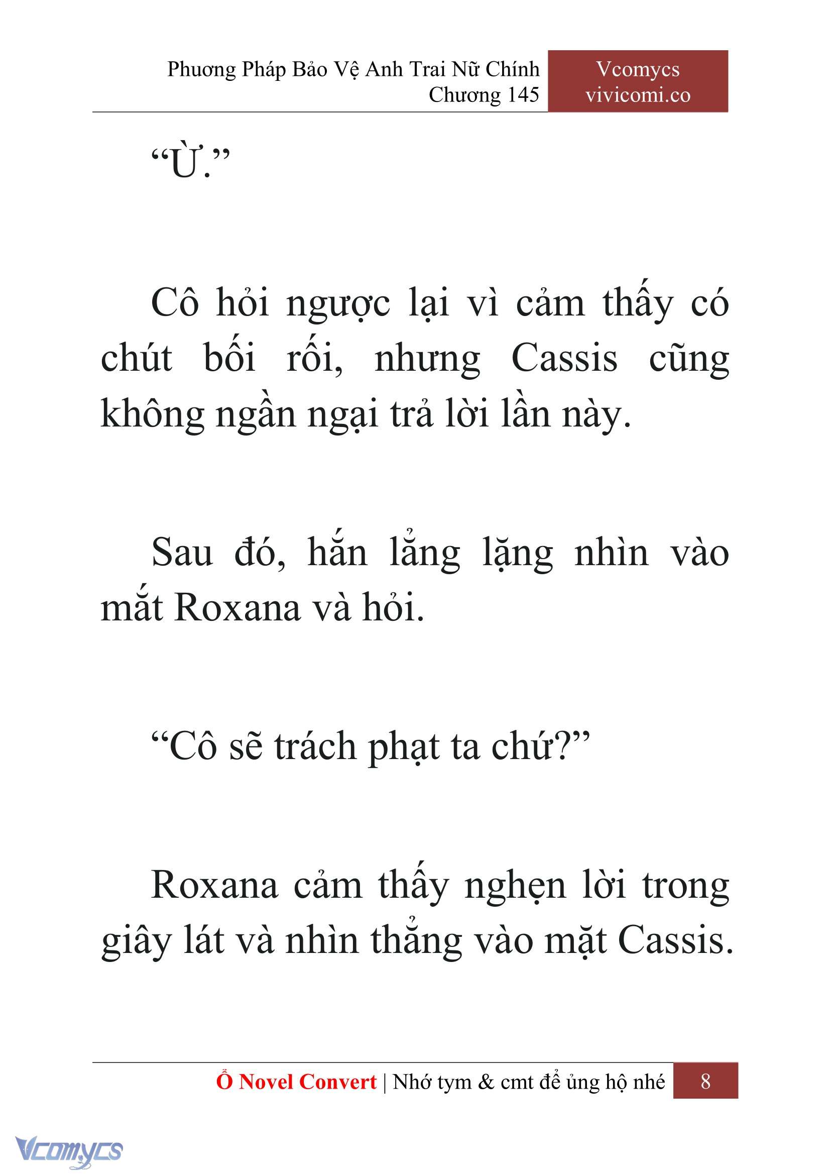 [Novel] Phương Pháp Bảo Vệ Anh Trai Nữ Chính Chap 145 - Trang 2