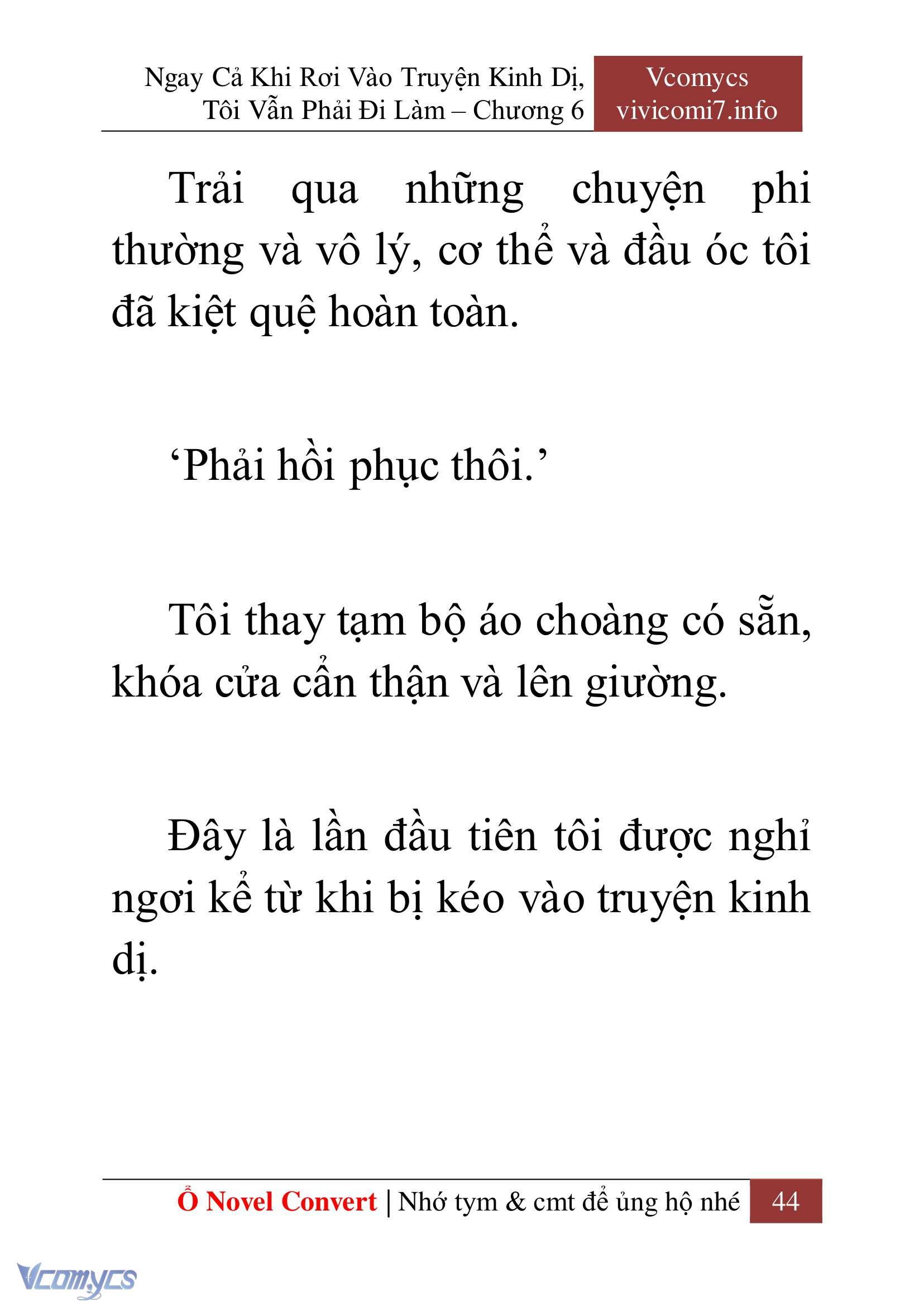 [Novel] Ngay Cả Khi Rơi Vào Truyện Kinh Dị, Tôi Vẫn Phải Đi Làm Chap 6 - Trang 2