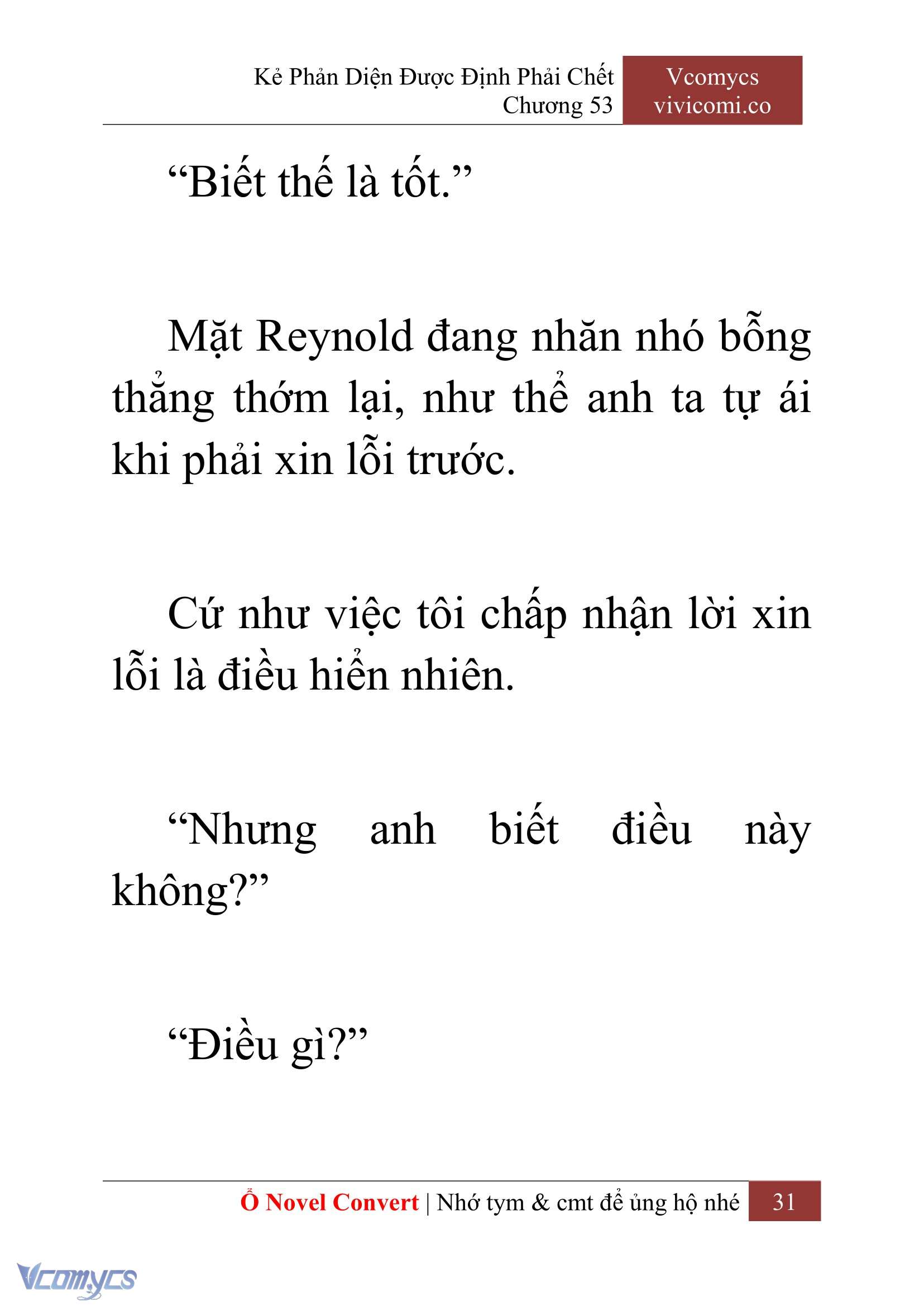 [Novel] Kẻ Phản Diện Được Định Phải Chết Chap 53 - Trang 2